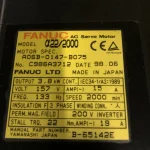 ファナック ACサーボモーター A06B-0147-B075 / FANUC AC Servo Motor A06B-0147-B075