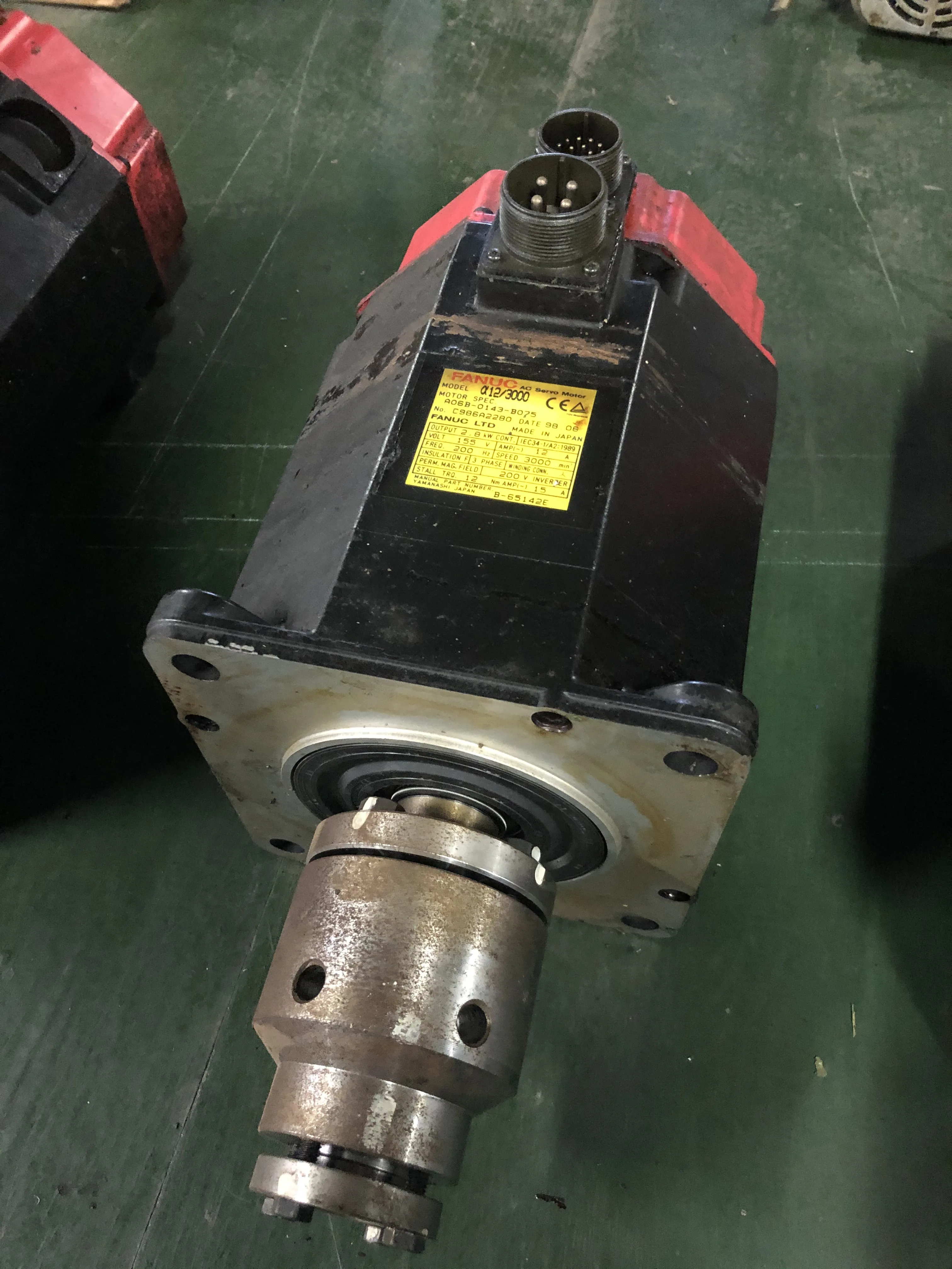 ファナック ACサーボモーター A06B-0147-B075 / FANUC AC Servo Motor A06B-0147-B075