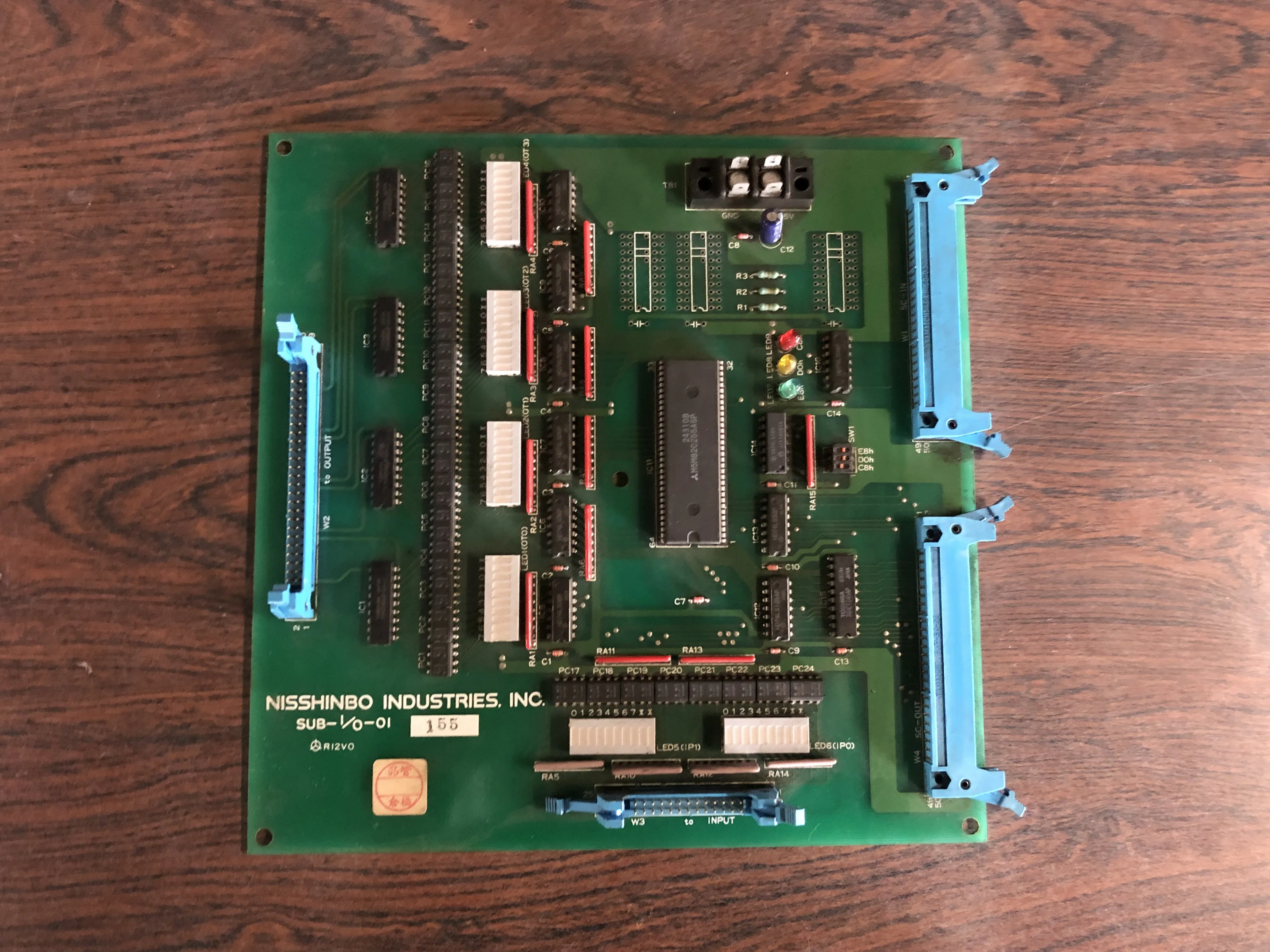 日清紡 基板 SUB-1/0-01 / NISSHINBO Control PCB SUB-1/0-01 TB210053