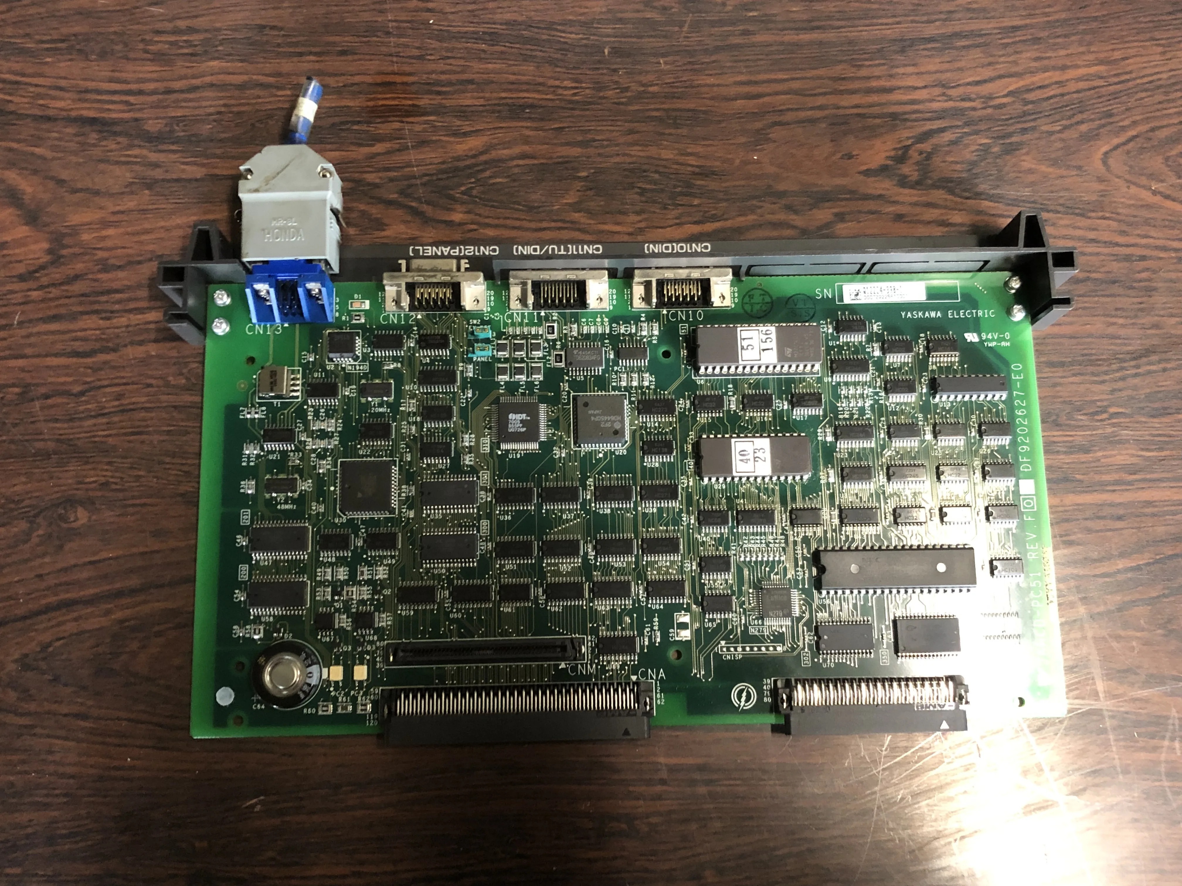 安川電機 基板 DF9202627-E0（JANCD-PC51 REV.F0） / YASKAWA ELECTRIC Control PCB DF9202627-E0（JANCD-PC51 REV.F0） TB210124