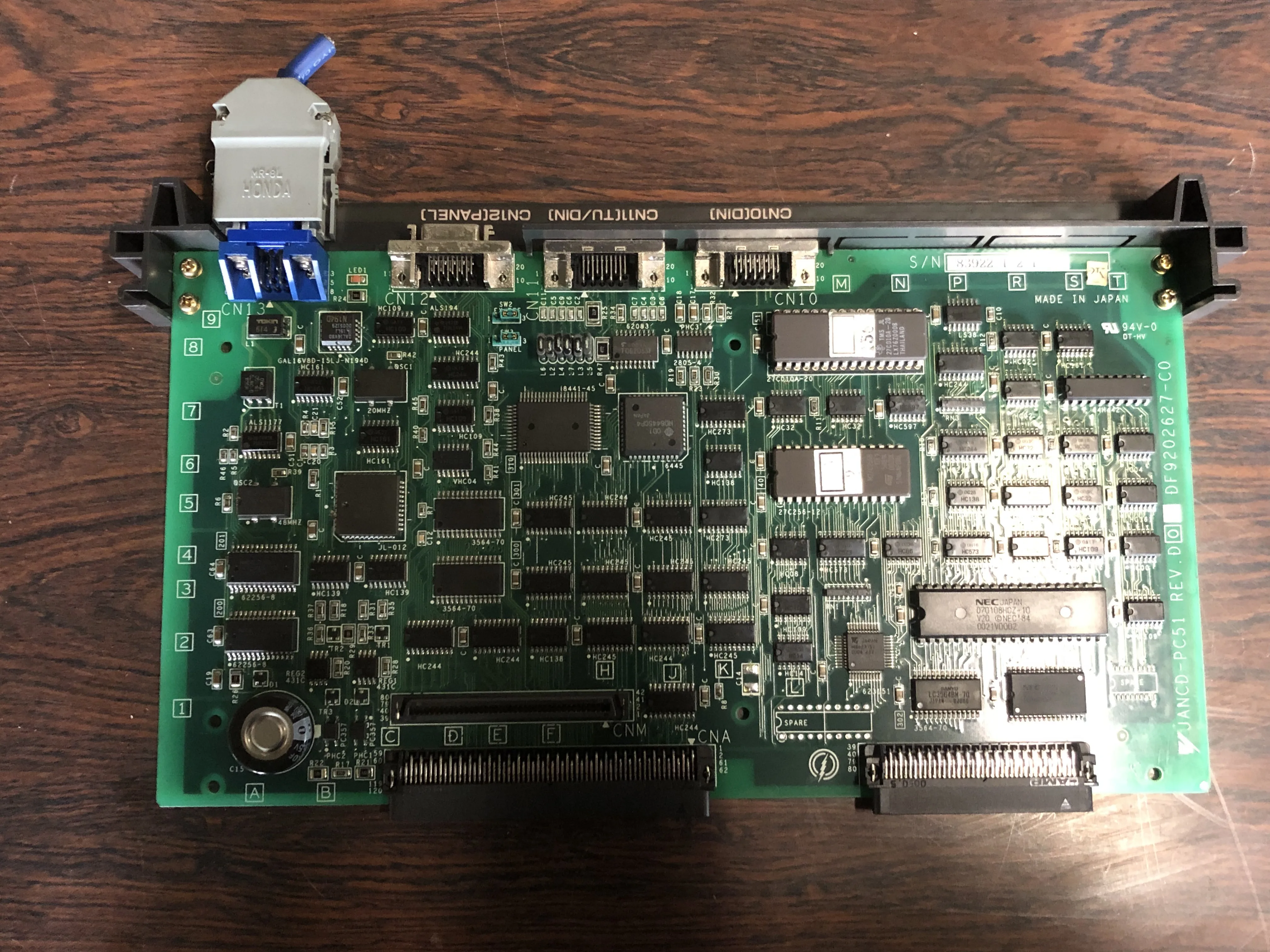 安川電機 基板 DF9202627-C0（JANCD-PC51 REV.D0） / YASKAWA ELECTRIC Control PCB DF9202627-C0（JANCD-PC51 REV.D0） TB210125