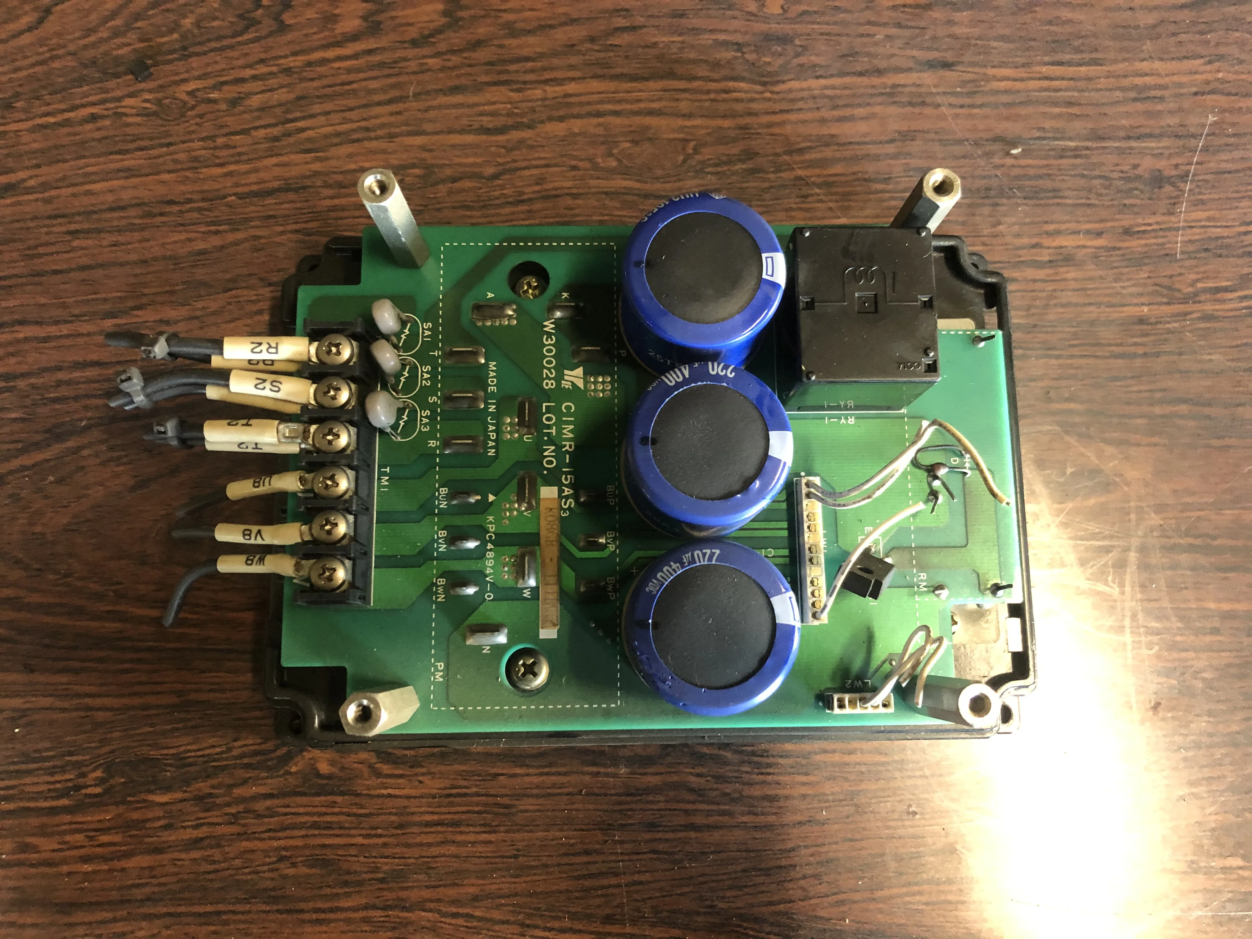安川電機 基板 CIMR-15AS3 W30028 / YASKAWA ELECTRIC Control PCB CIMR-15AS3 W30028 TB210154