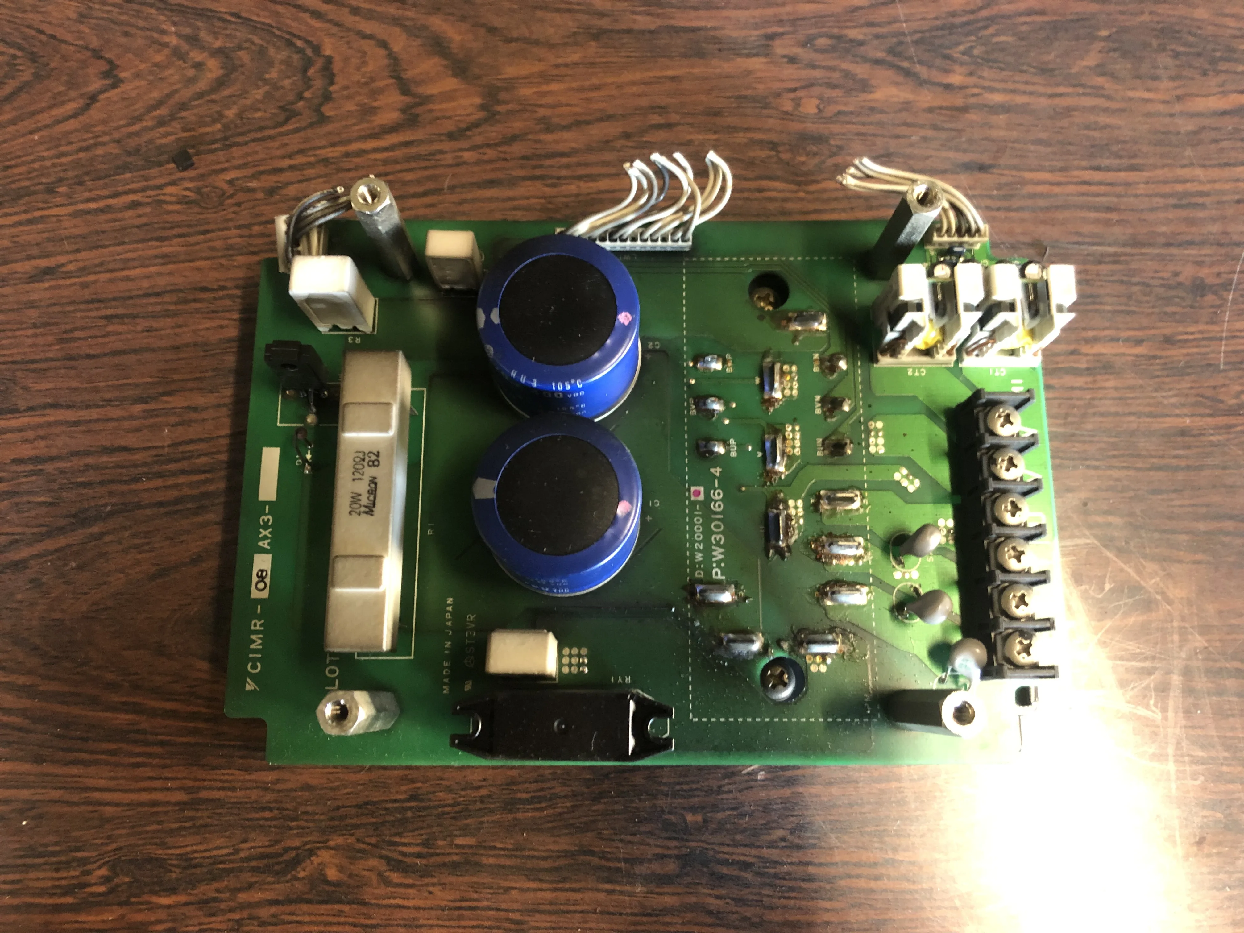 安川電機 基板 CIMR-08AX3-1002 / YASKAWA ELECTRIC Control PCB CIMR-08AX3-1002 TB210155