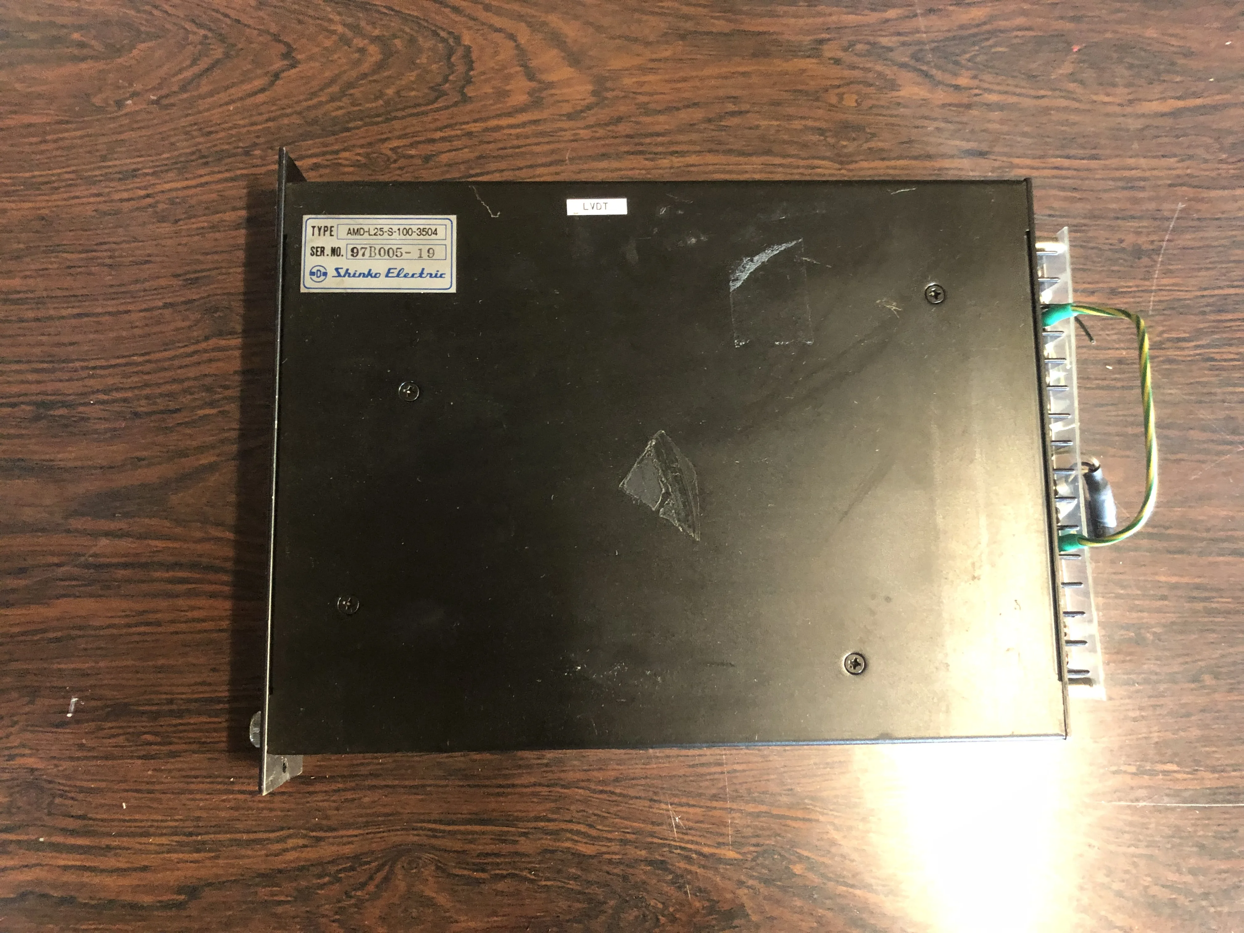 神鋼電機 LVDT用アンプユニット AMD-L25-S-100-3504 / SHINKO ELECTRIC LVDT Amplifier Unit AMD-L25-S-100-3504 TB210160