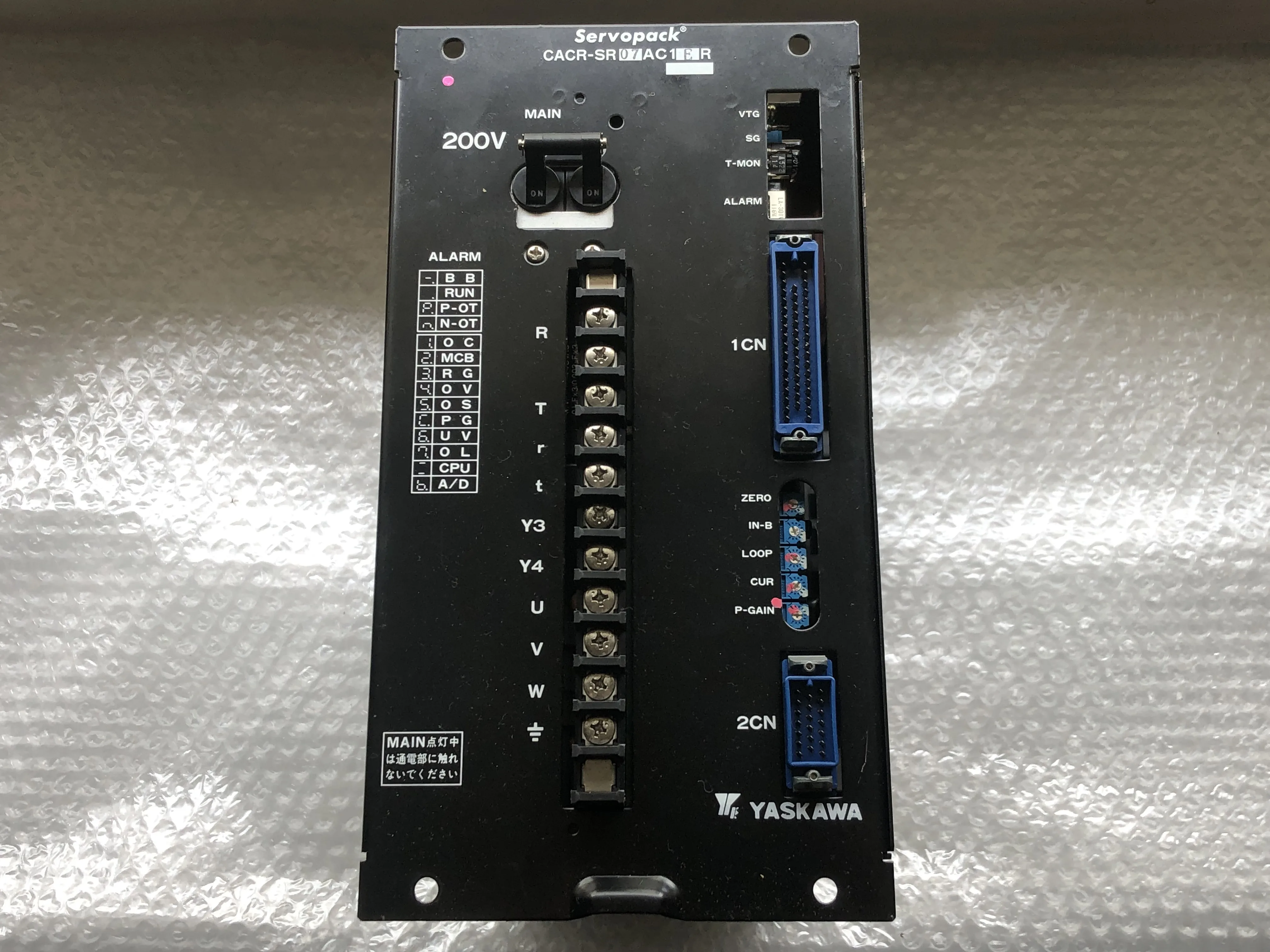 安川電機 サーボパック CACR-SR07AC1ER / YASKAWA ELECTRIC CACR-SR07AC1ER TB240031