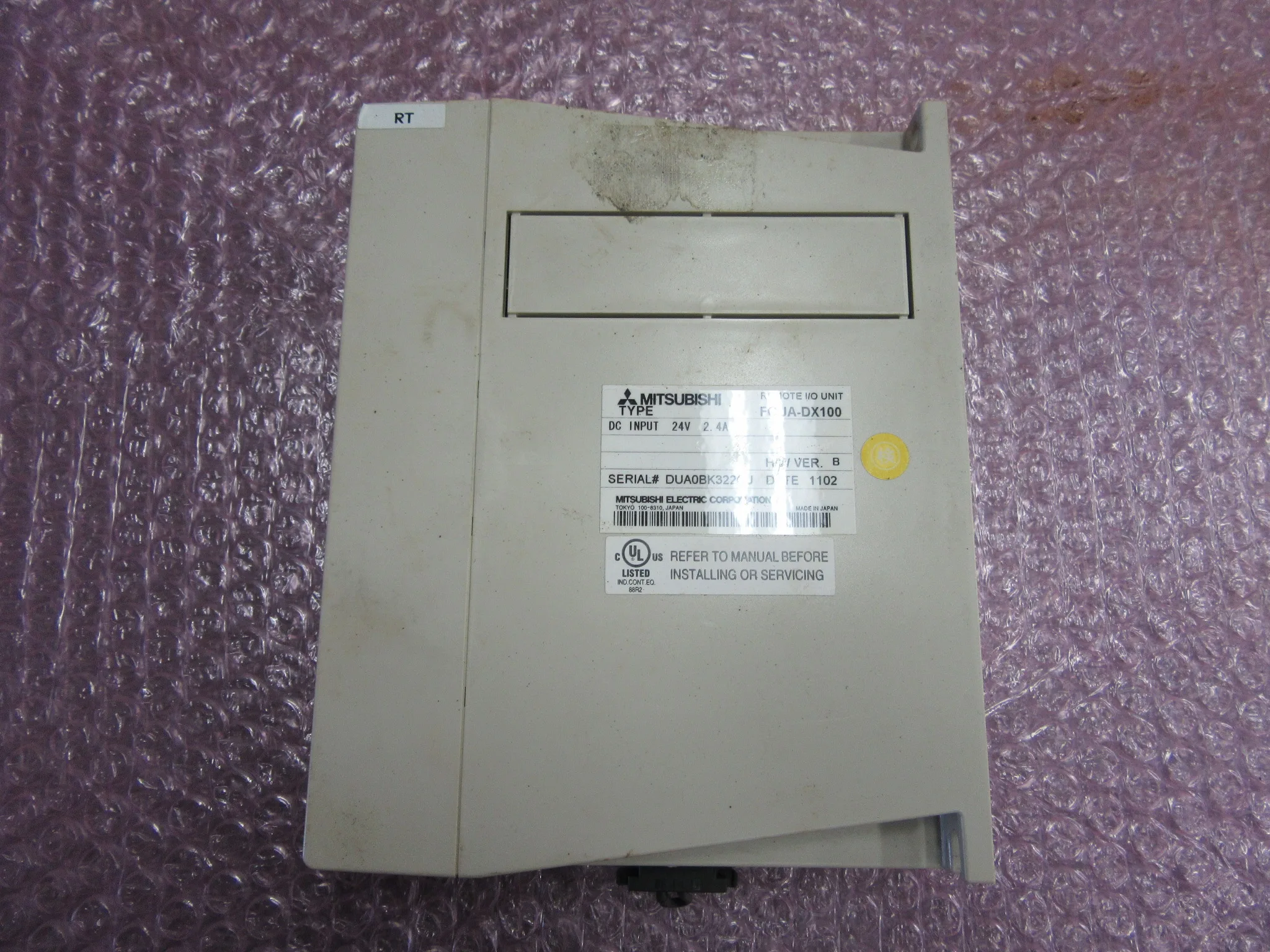 三菱マテリアル リモートI/Oユニット FCUA-DX100 / MITSUBISHI MATERIALS FCUA-DX100 TB240093