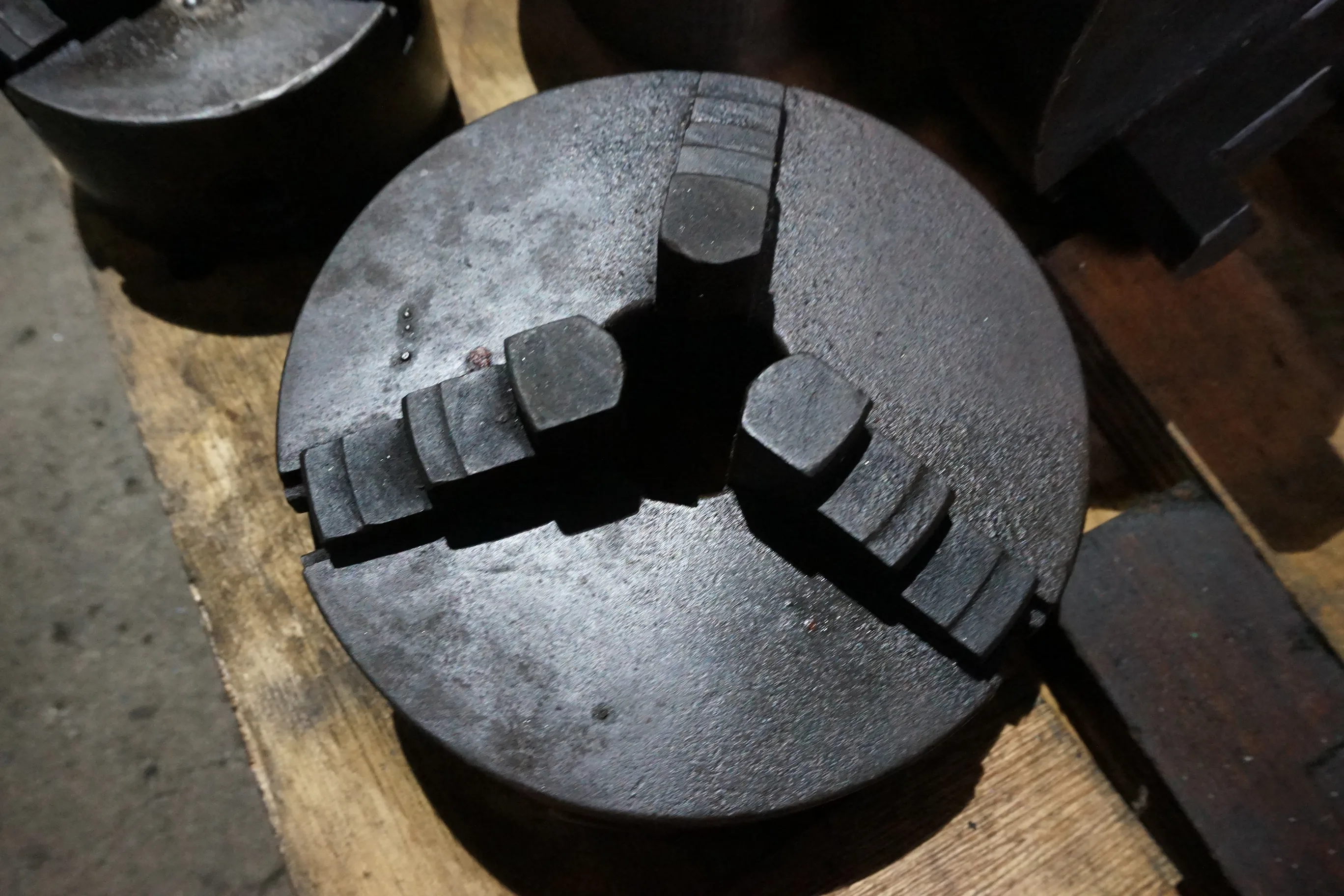 不明 3爪チャック 不明 / Unknown 3-Jaw Chuck 不明