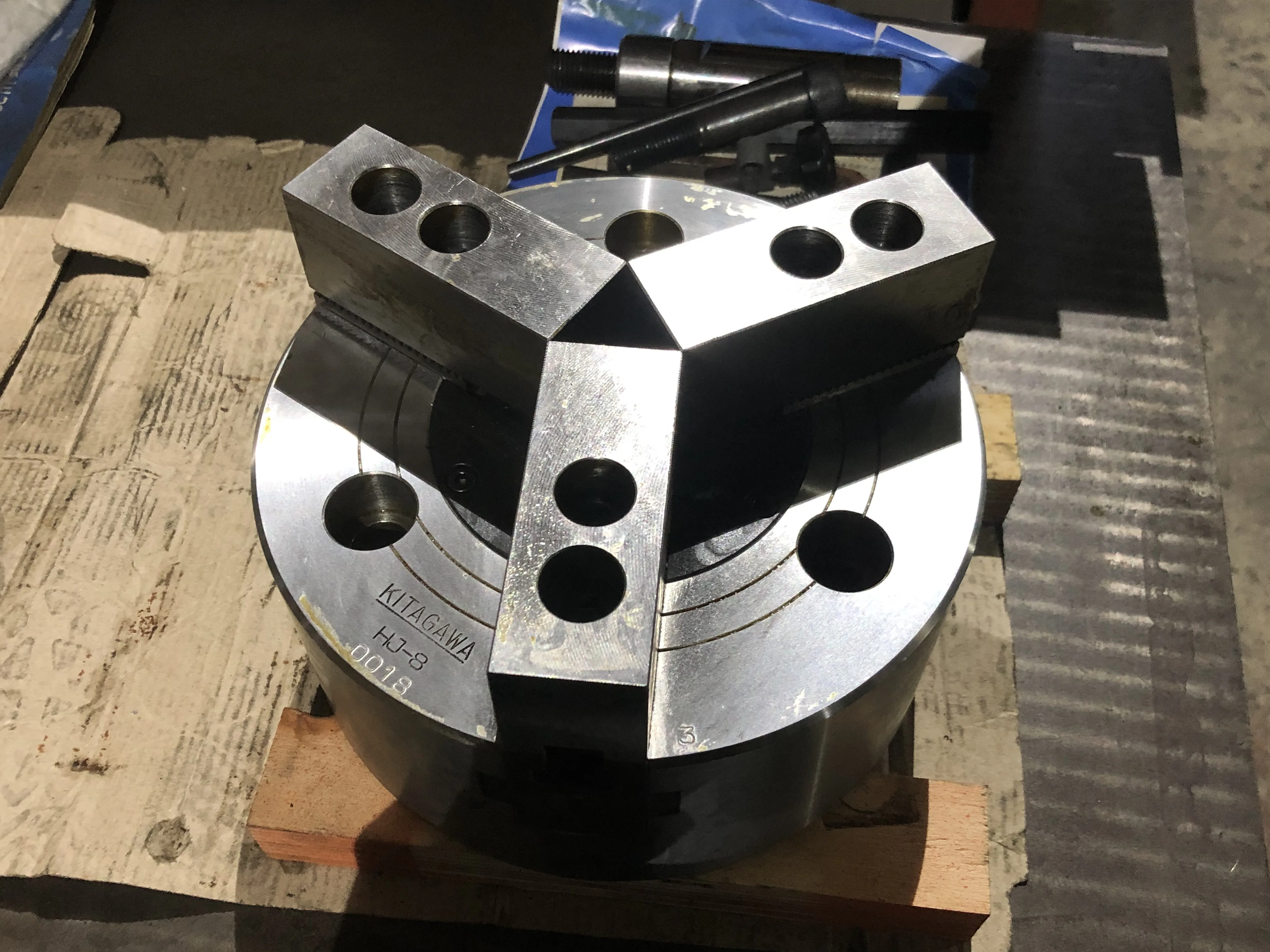 北川鉄工所 3爪チャック HJ-8 / KITAGAWA IRON WORKS 3-Jaw Chuck HJ-8