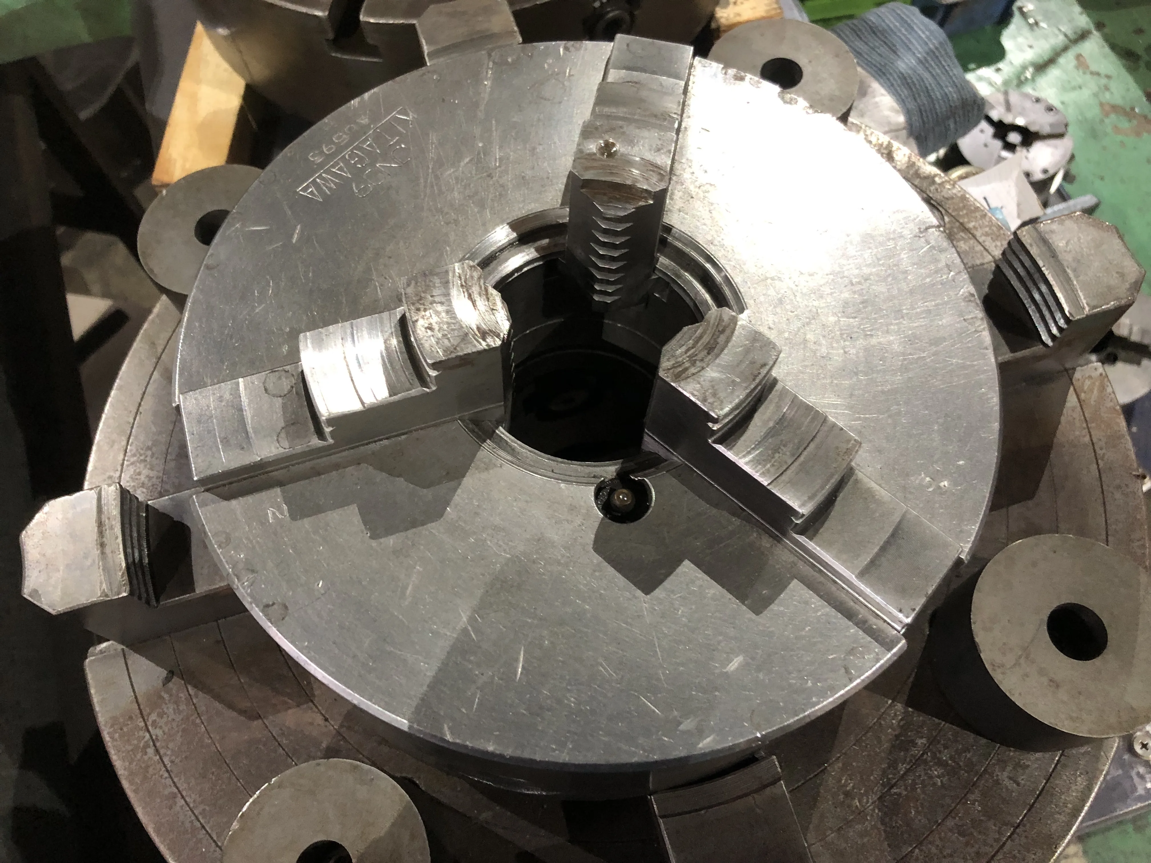 北川鉄工所 3爪チャック（スクロールチャック） JN09 / KITAGAWA IRON WORKS 3-Jaw Scroll Chuck JN09 TE210032