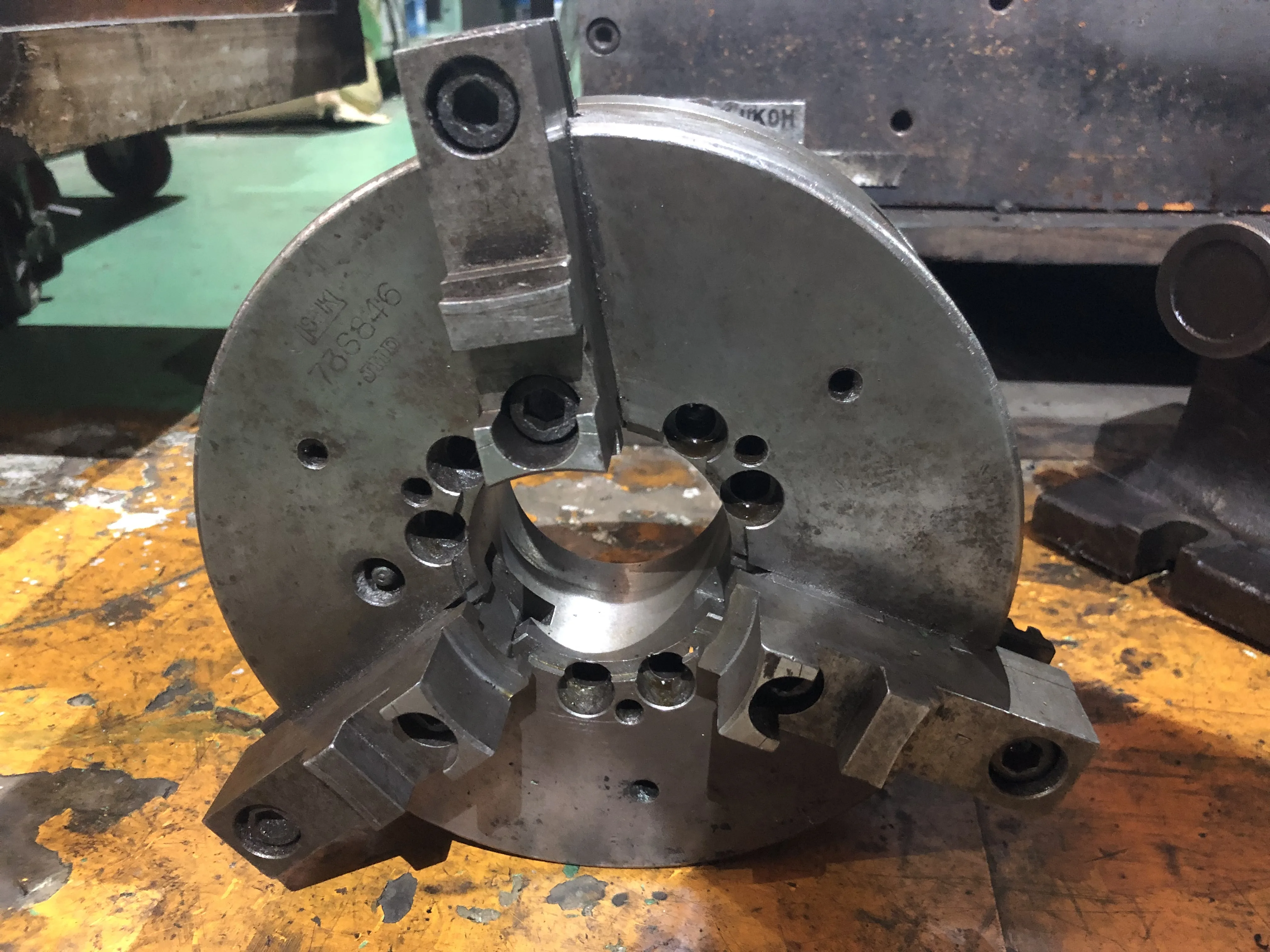 日立精機 3爪スクロールチャック 73S846JMD / HITACHI SEKI｜森精機ハイテック 3-Jaw Scroll Chuck 73S846JMD TE210045