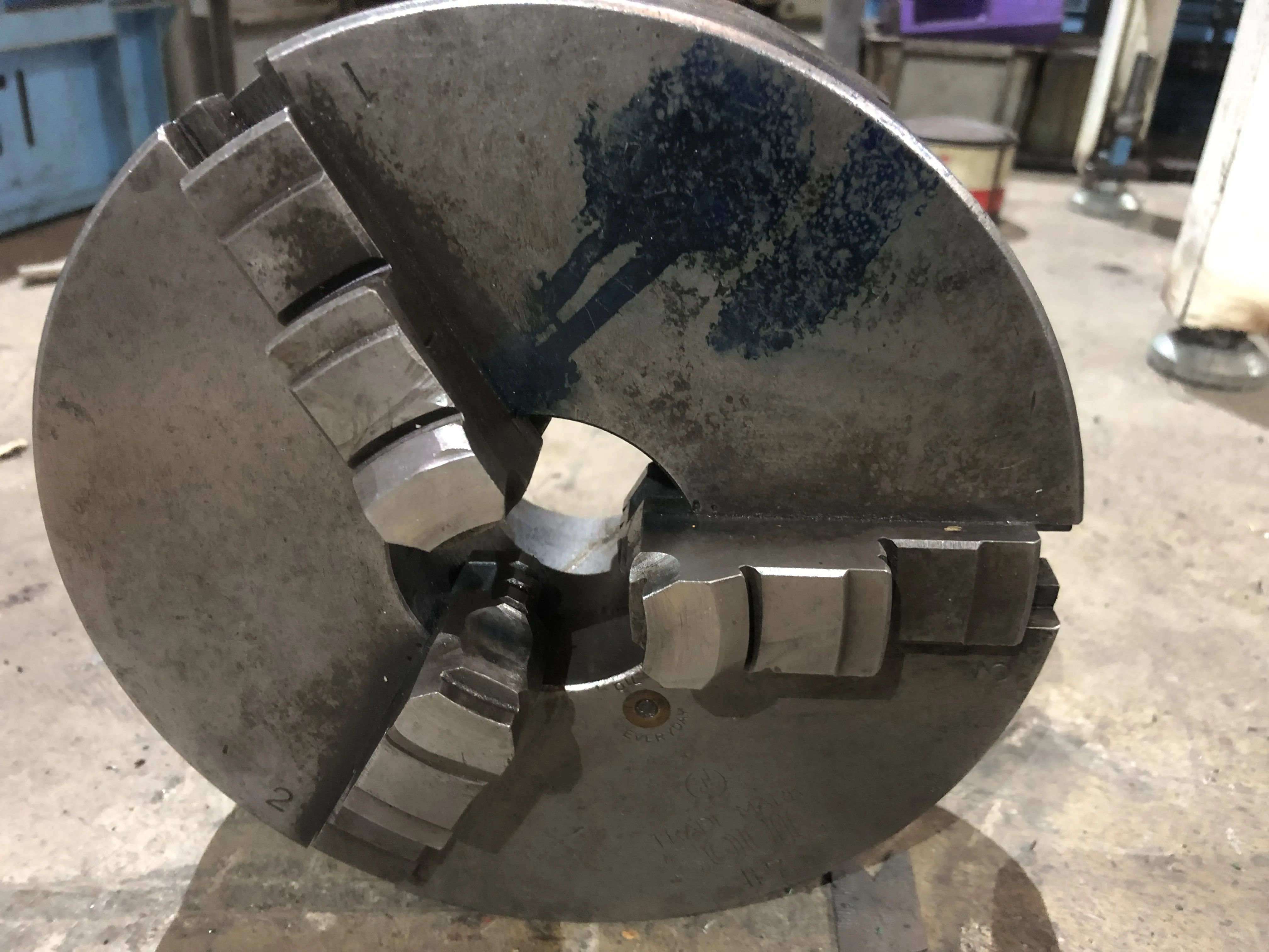 帝国チャック SOUL 3爪スクロールチャック SOUL＃7/φ190 / TEIKOKU CHUCK SOUL 3-Jaw Scroll Chuck SOUL＃7/φ190 TE210054