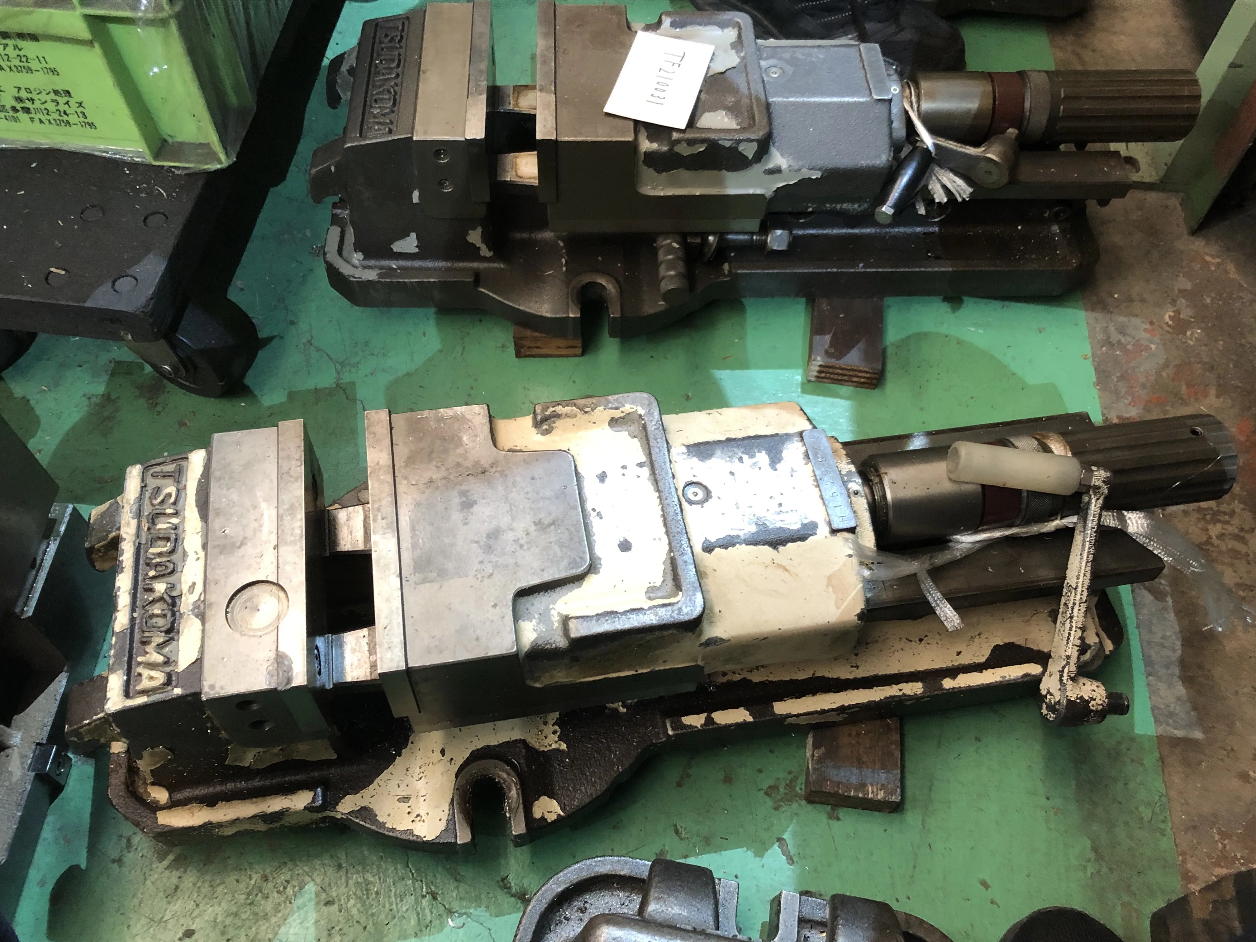 津田駒工業 油圧バイス / TSUDAKOMA Hydraulic Vise TF210032