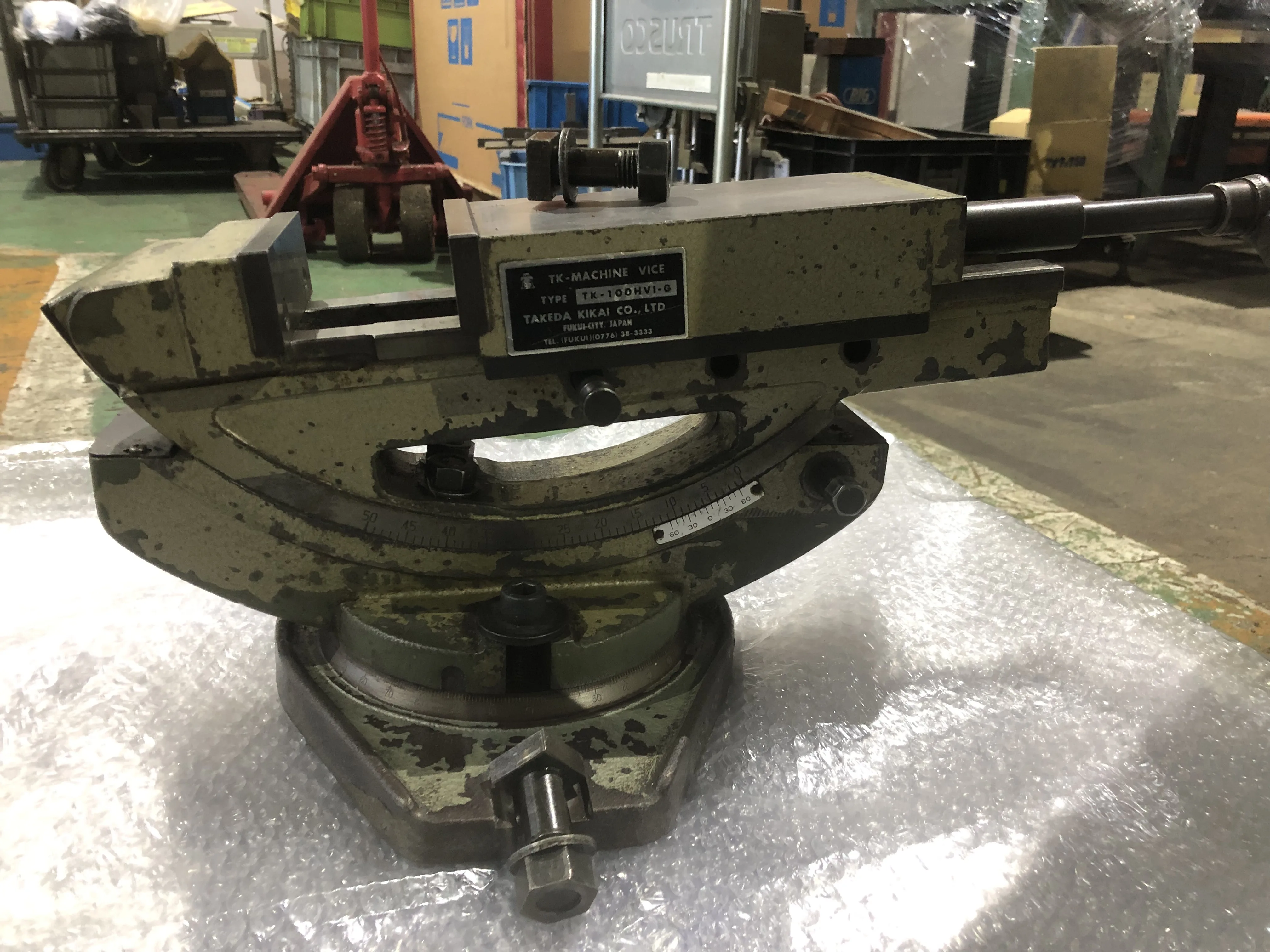 武田機械 マシンバイス TK-100HVI-G / TAKEDA MACHINE TOOLS TK-100HVI-G TF250039