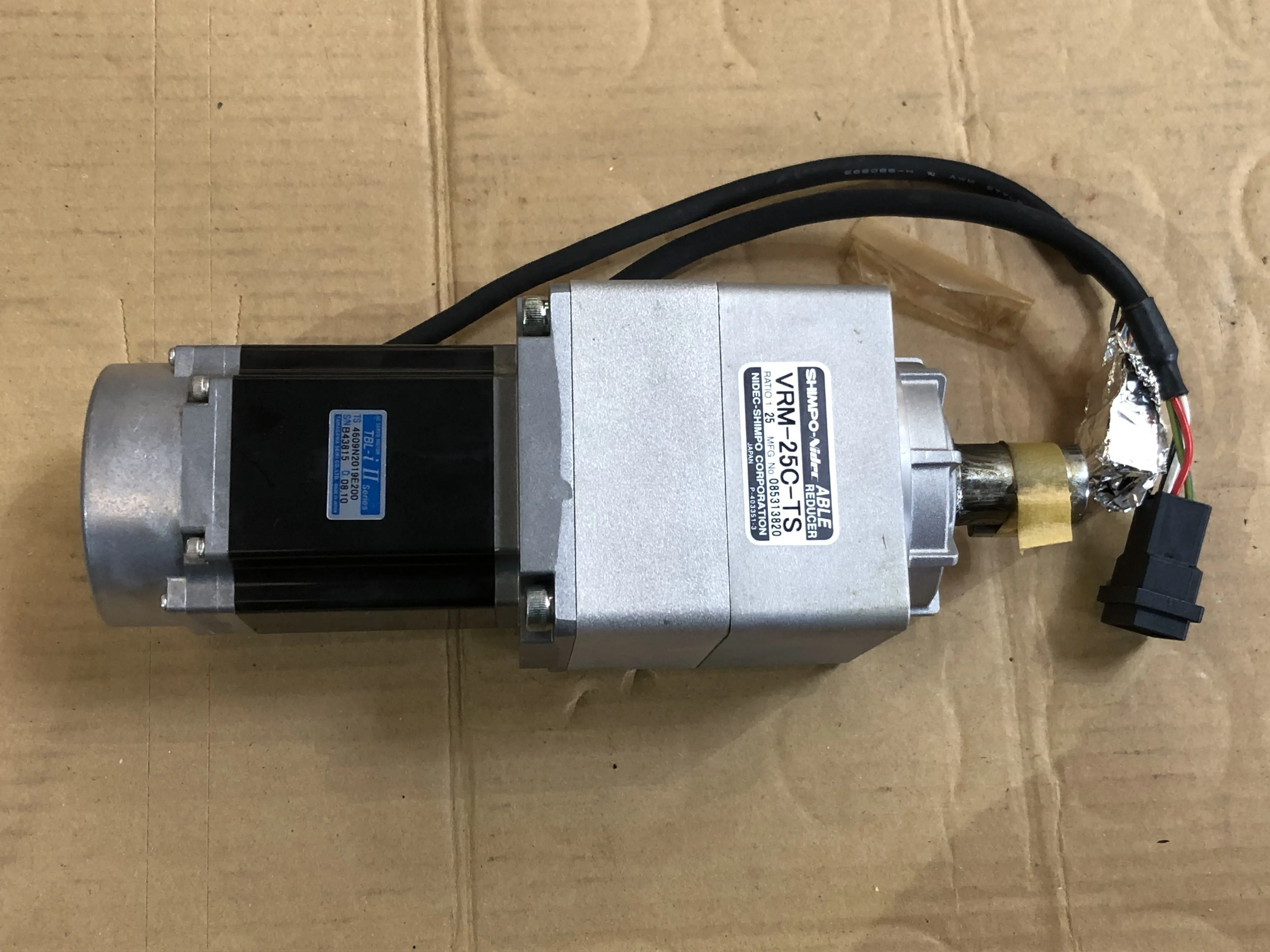 日本電産シンポ エイブル減速機 VRM-25C-TS / NIDEC-SHIMPO Able Speed Reducer VRM-25C-TS TJ210177