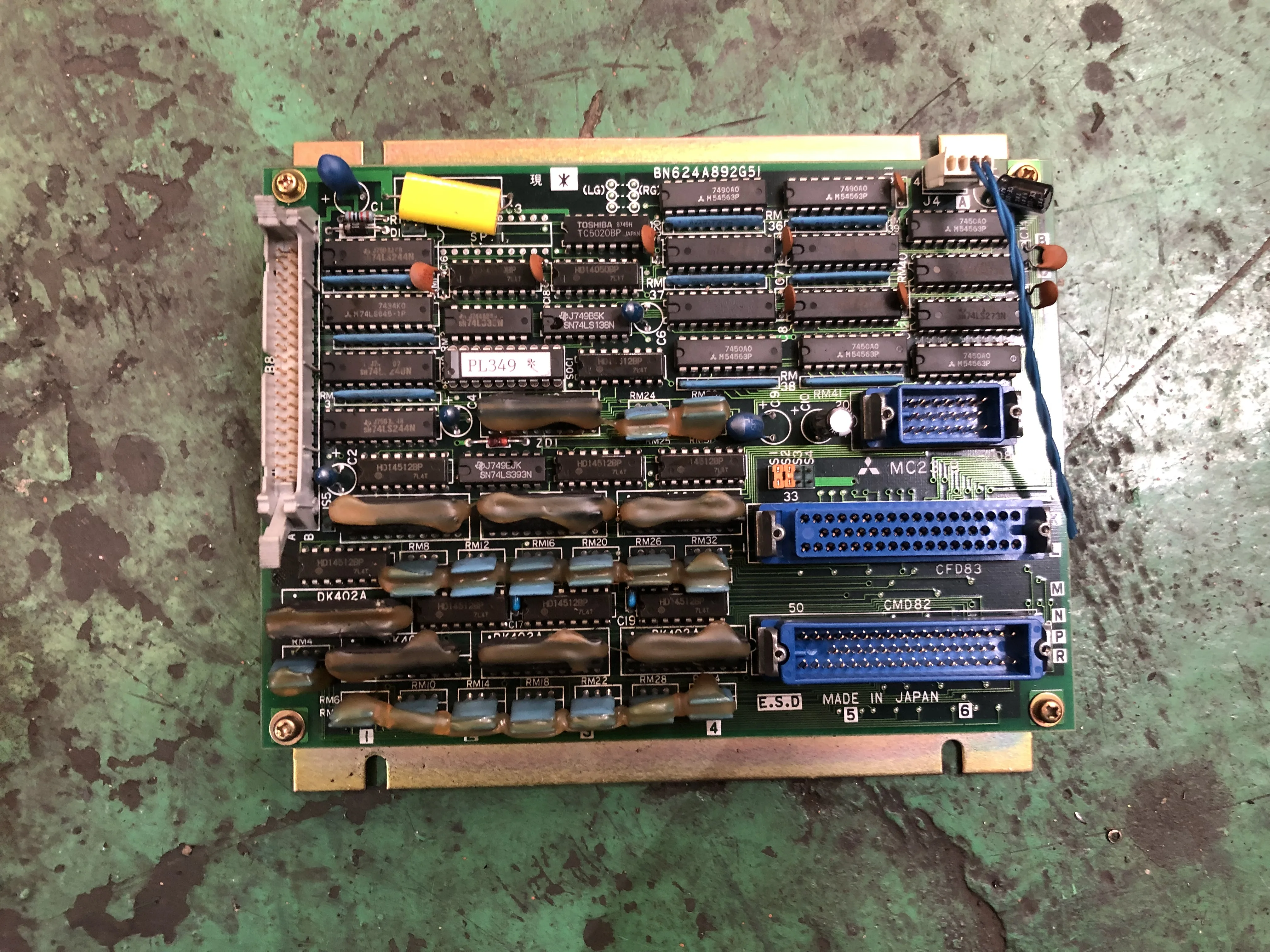 三菱マテリアル 基板 BN624A892G51 / MITSUBISHI MATERIALS Control PCB BN624A892G51 TJ210642
