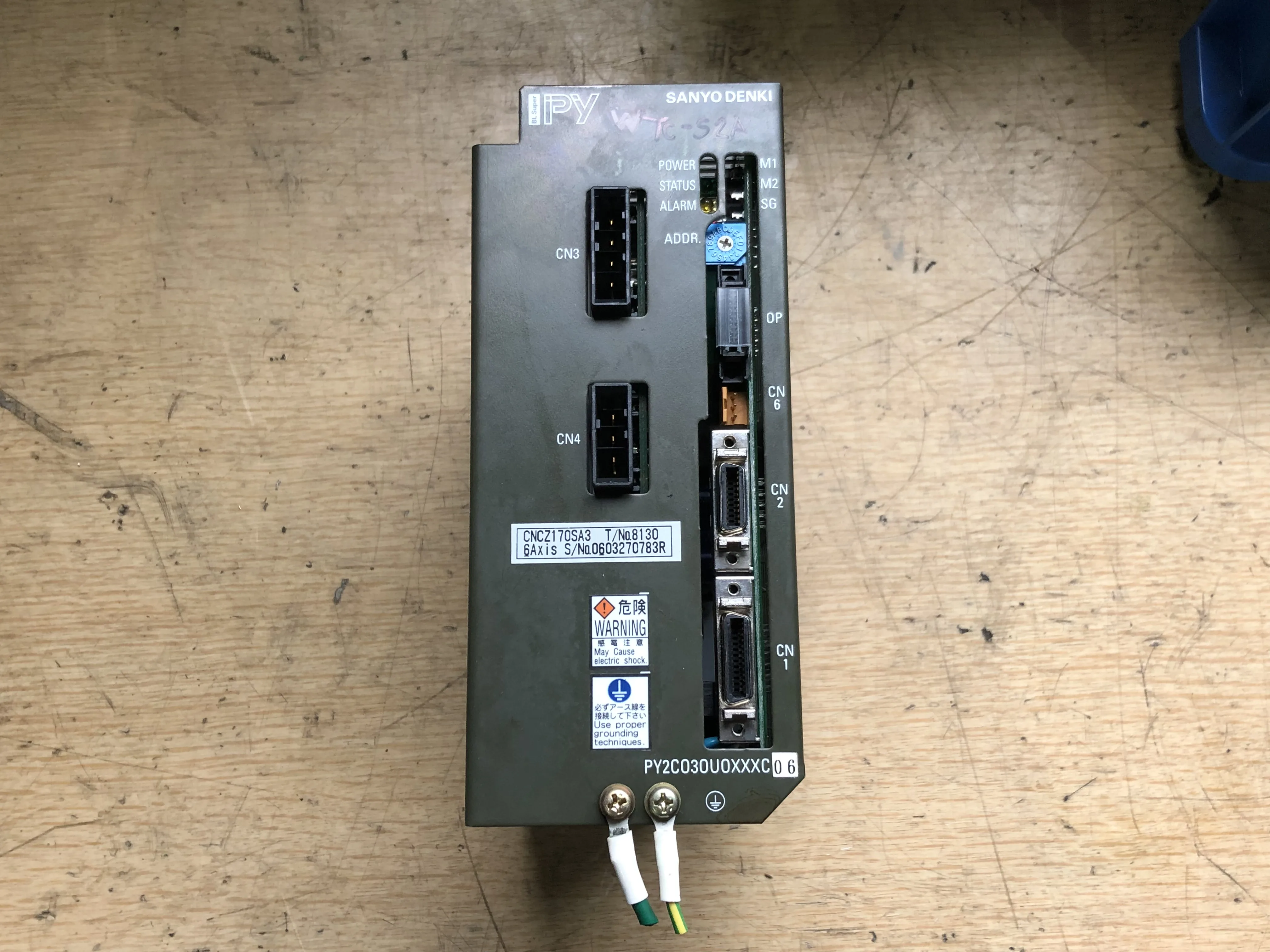 山洋電気 サーボアンプ SERVO AMPLIFIER PY2C030U0xxxC06 / SANYO DENKI Servo Amplifier PY2C030U0xxxC06 TJ210674
