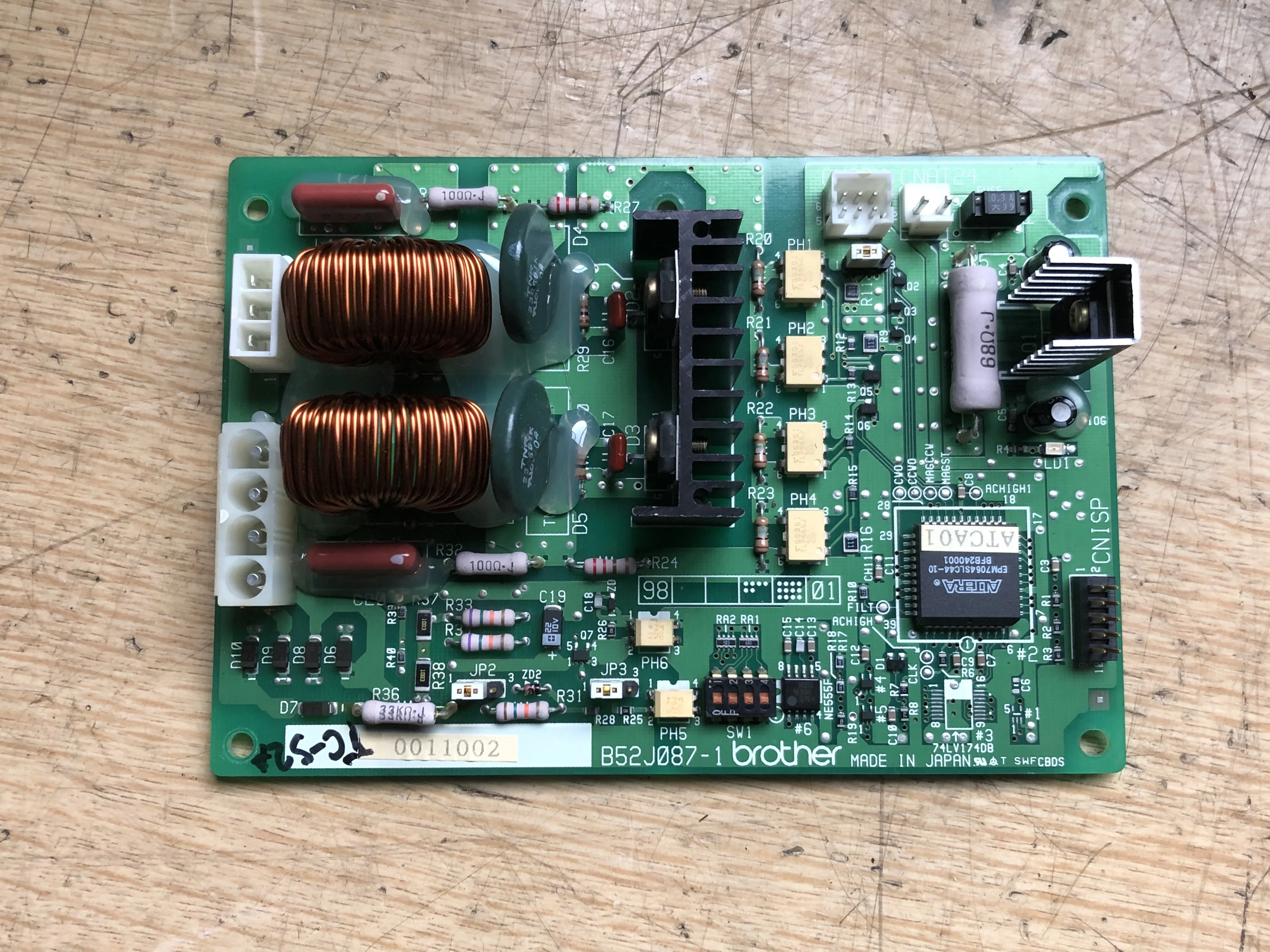ブラザー工業 基板 B52J087-1 / BROTHER INDUSTRIES Control PCB B52J087-1 TJ210677