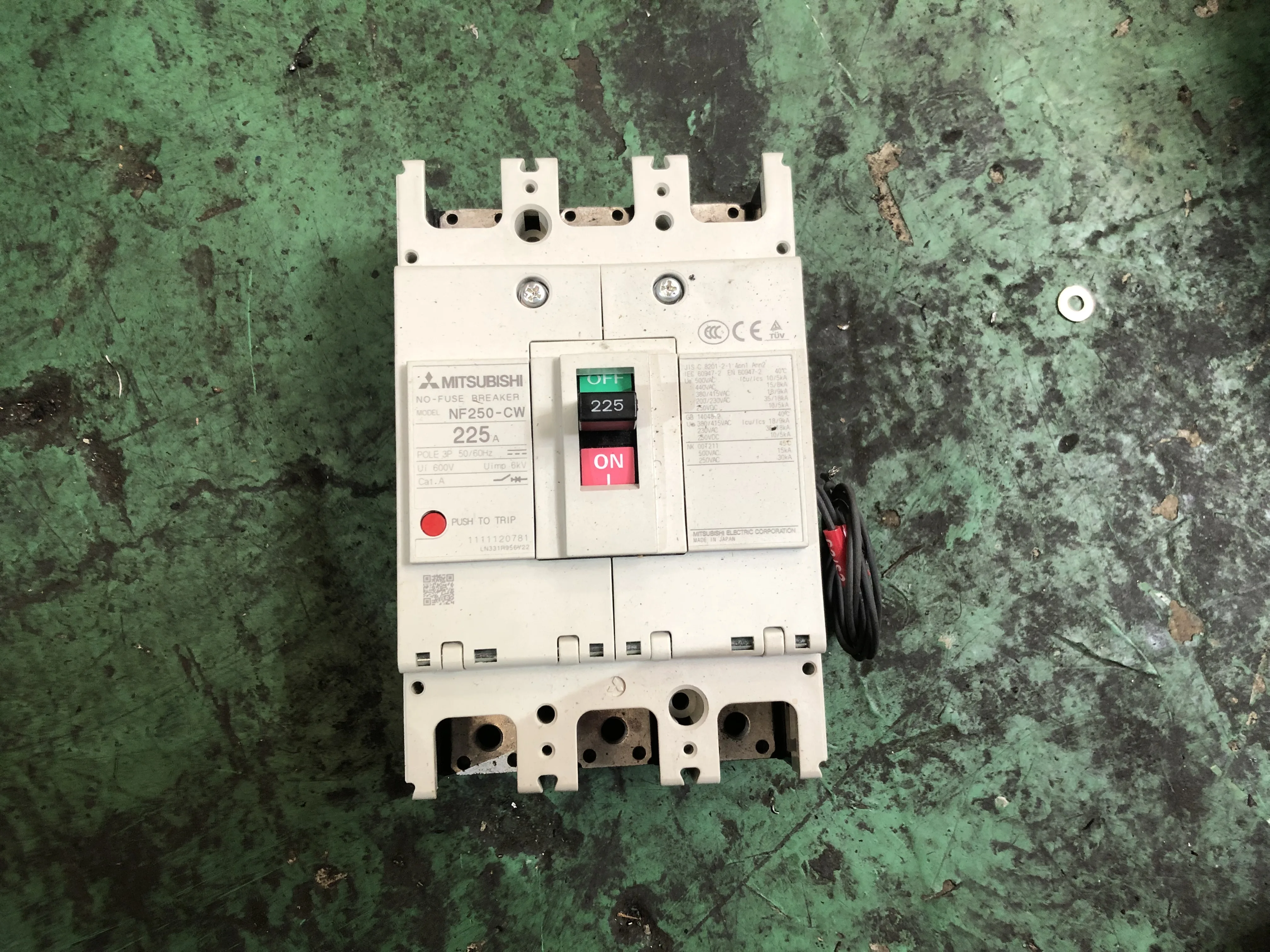 三菱マテリアル 遮断器 NF250-CW / MITSUBISHI MATERIALS Circuit Breaker NF250-CW TJ210709