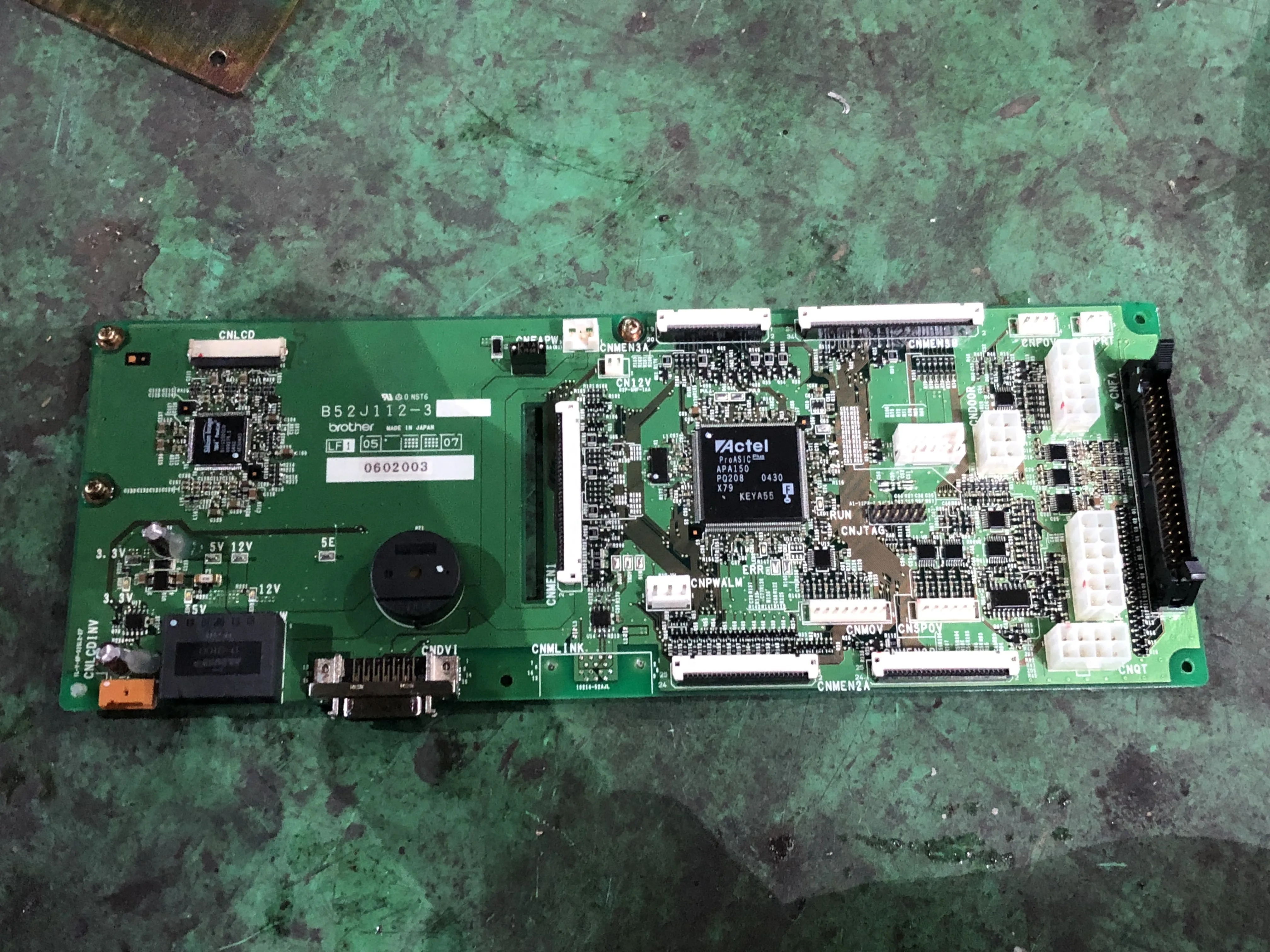 ブラザー工業 基板 B52J112-3 / BROTHER INDUSTRIES Control PCB B52J112-3 TJ210727