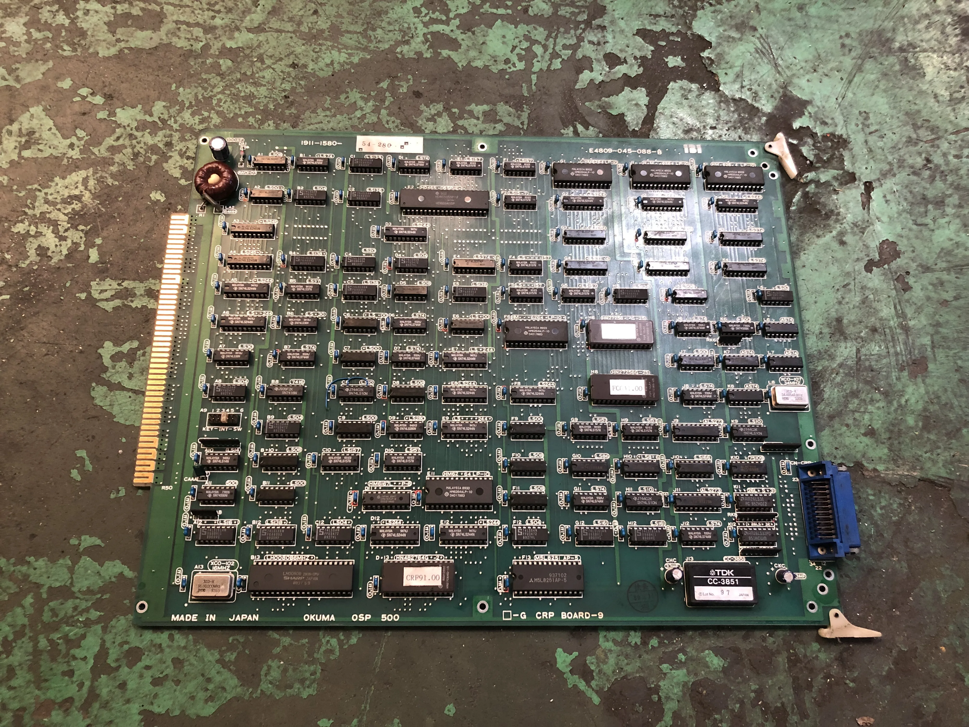 オークマ 基板 E4809-045-088-B/1911-1580 / OKUMA Control PCB E4809-045-088-B/1911-1580 TJ210815