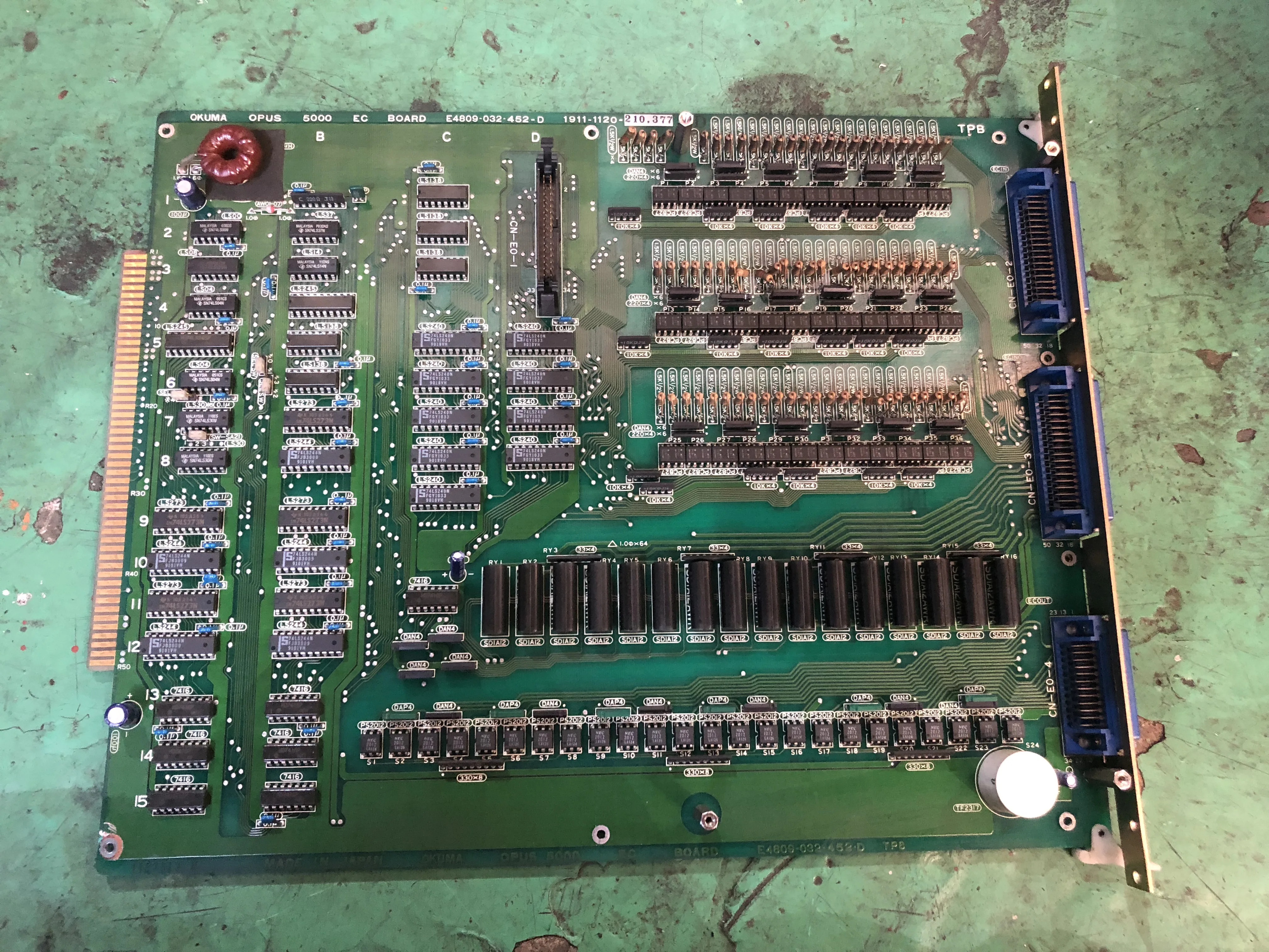 オークマ 基板 E4809-032-452-D/1911-1120 / OKUMA Control PCB E4809-032-452-D/1911-1120 TJ210819