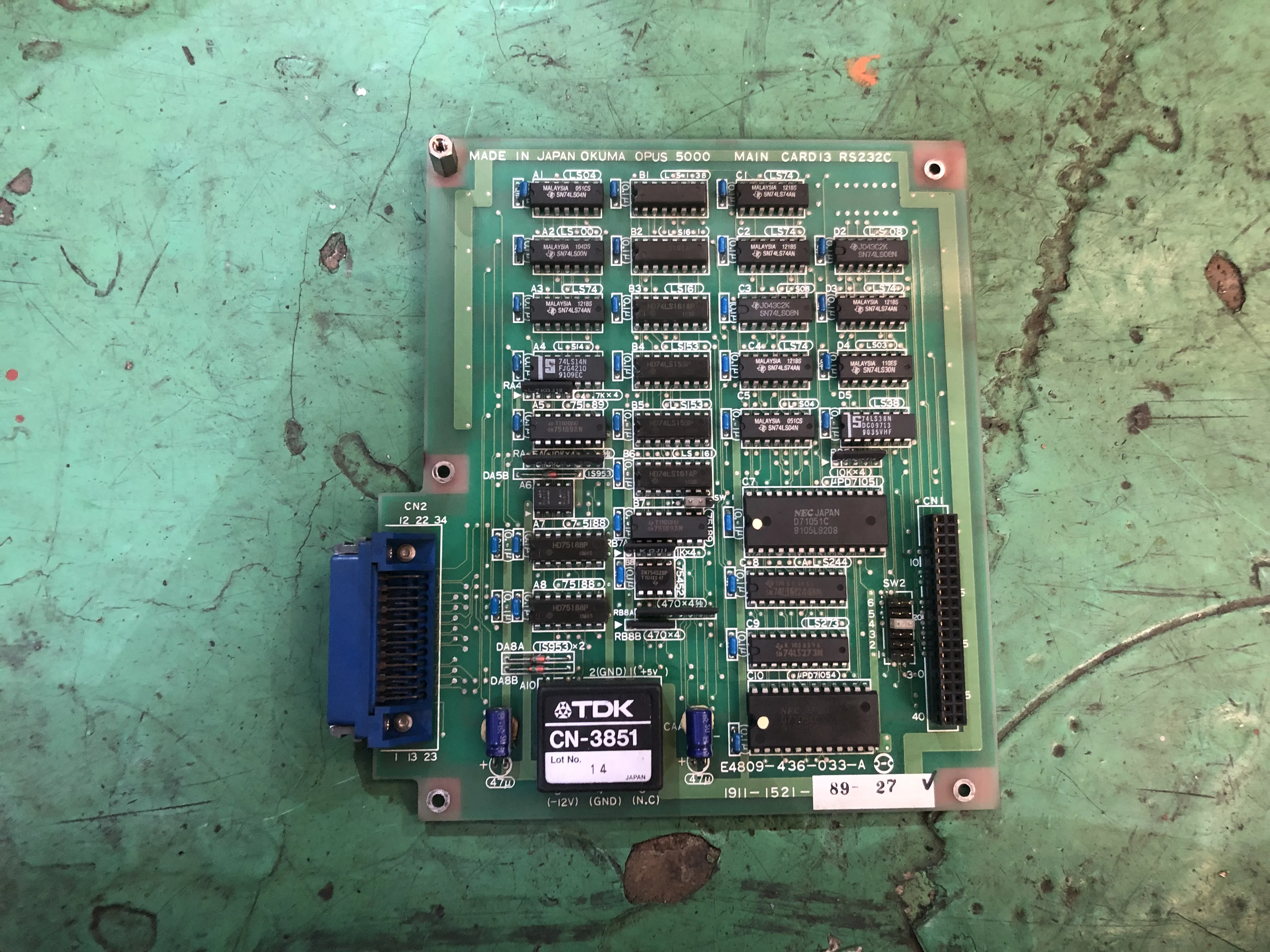 オークマ 基板 E4809-436-033-A/1911-1521 / OKUMA Control PCB E4809-436-033-A/1911-1521 TJ210822