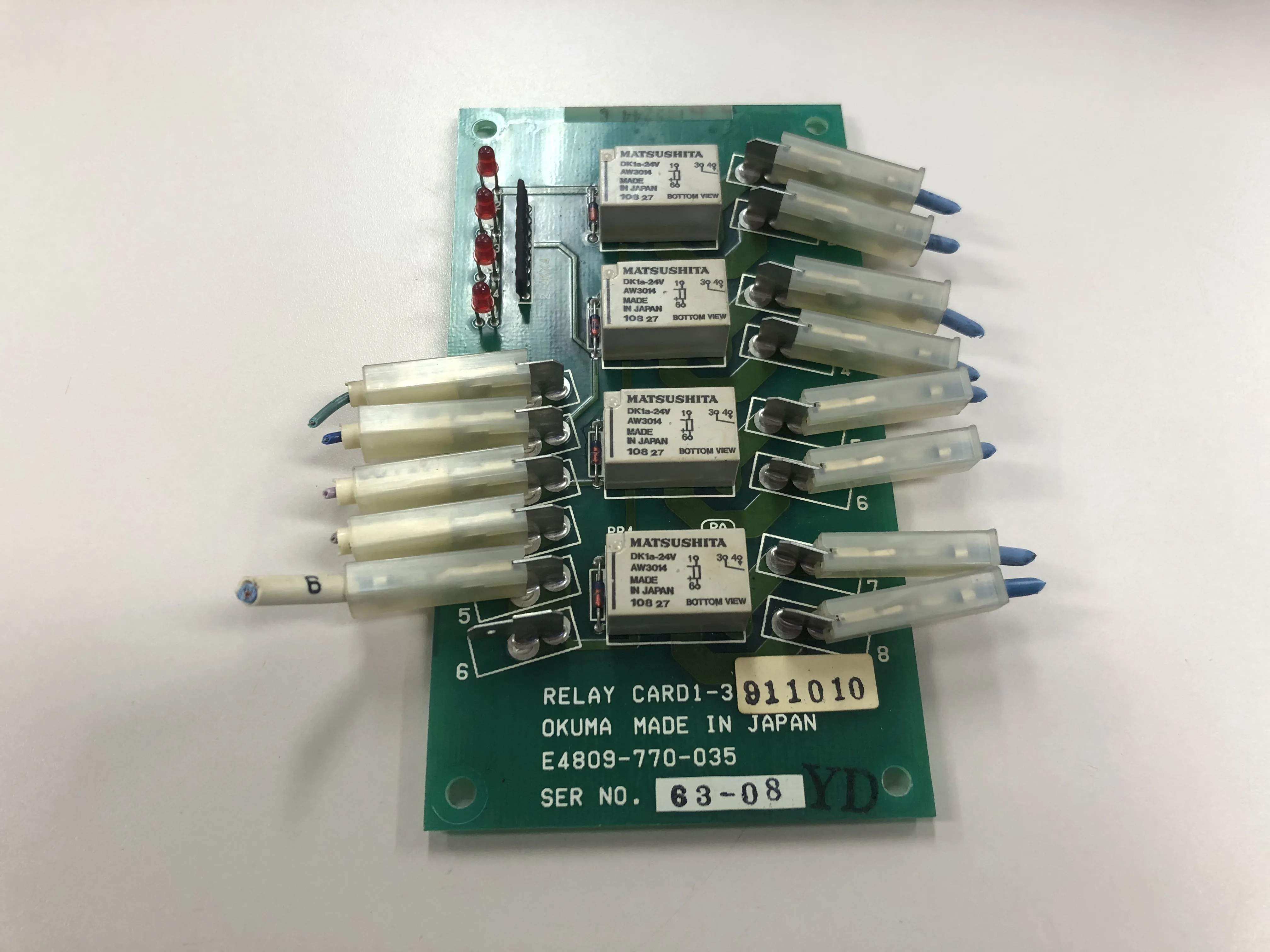 オークマ リレーカード RELAY CARD E4809-770-035 / OKUMA Relay Card E4809-770-035 TJ210832