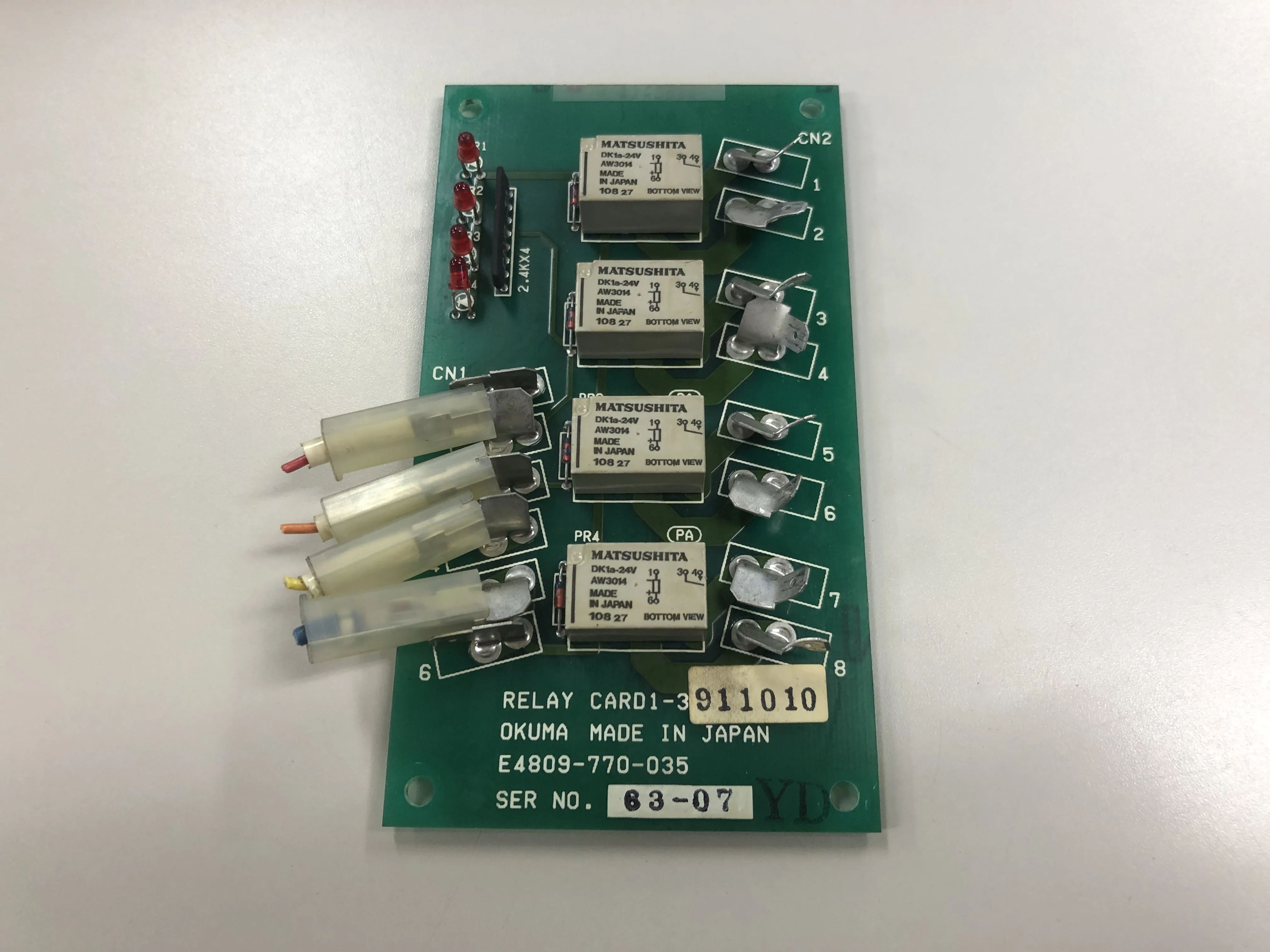 オークマ リレーカード RELAY CARD E4809-770-035 / OKUMA Relay Card E4809-770-035 TJ210834