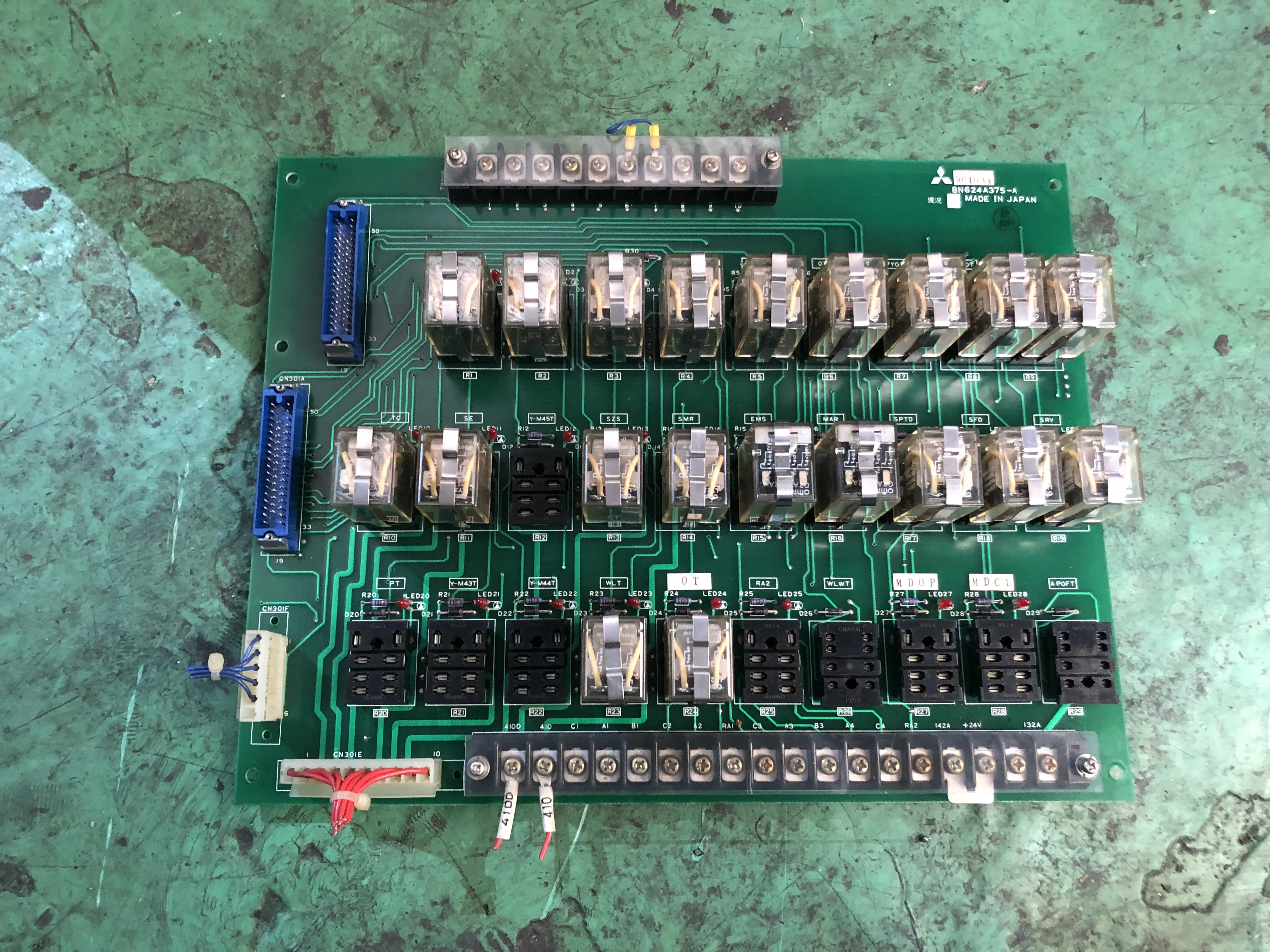 三菱マテリアル 基板Circuit Board RC403A(BN624A375-A) / MITSUBISHI MATERIALS Control PCB RC403A(BN624A375-A) TJ210923