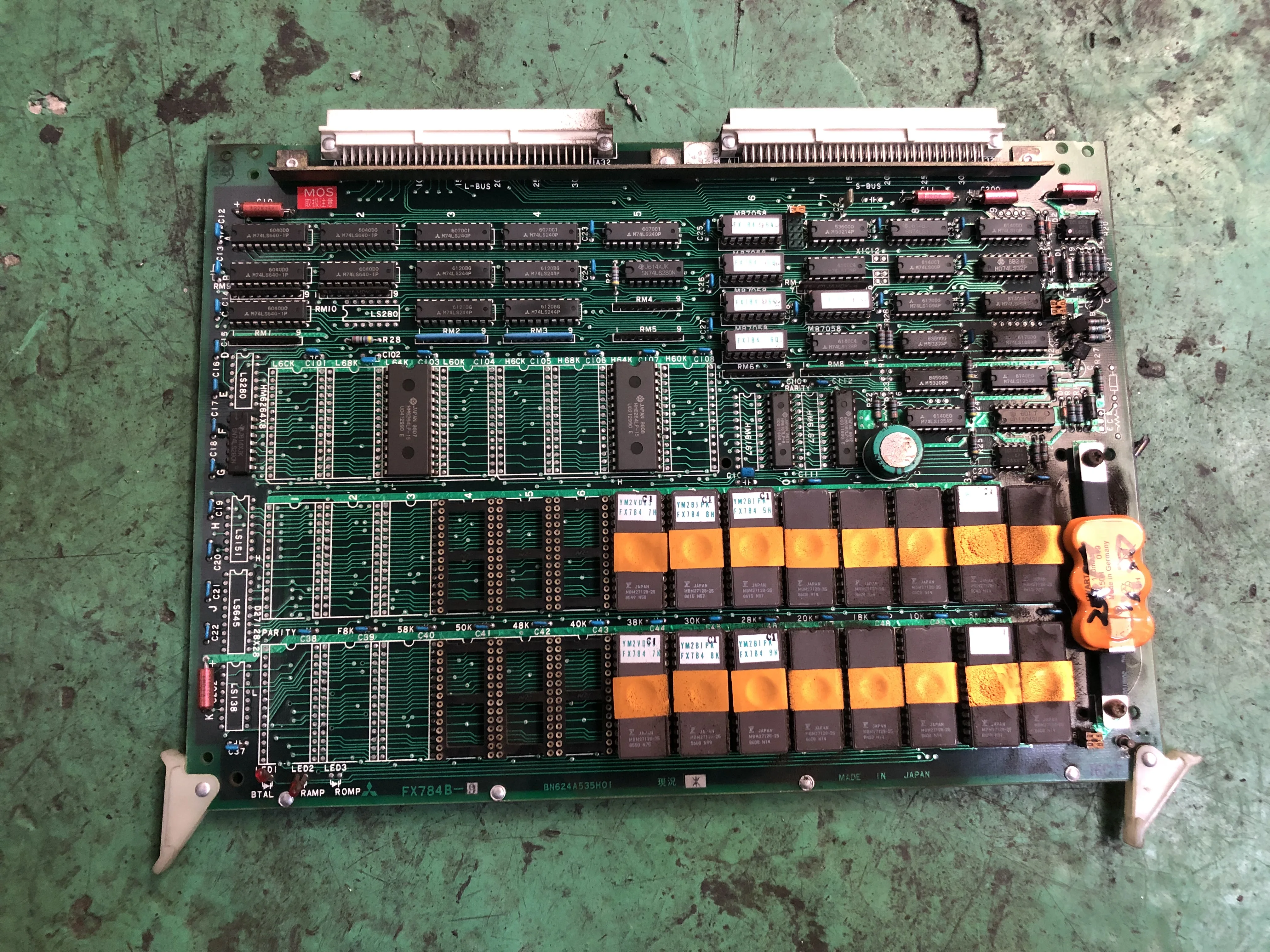 三菱マテリアル 基板Circuit Board FX784B-9(BN624A535H01) / MITSUBISHI MATERIALS Control PCB FX784B-9(BN624A535H01) TJ210927