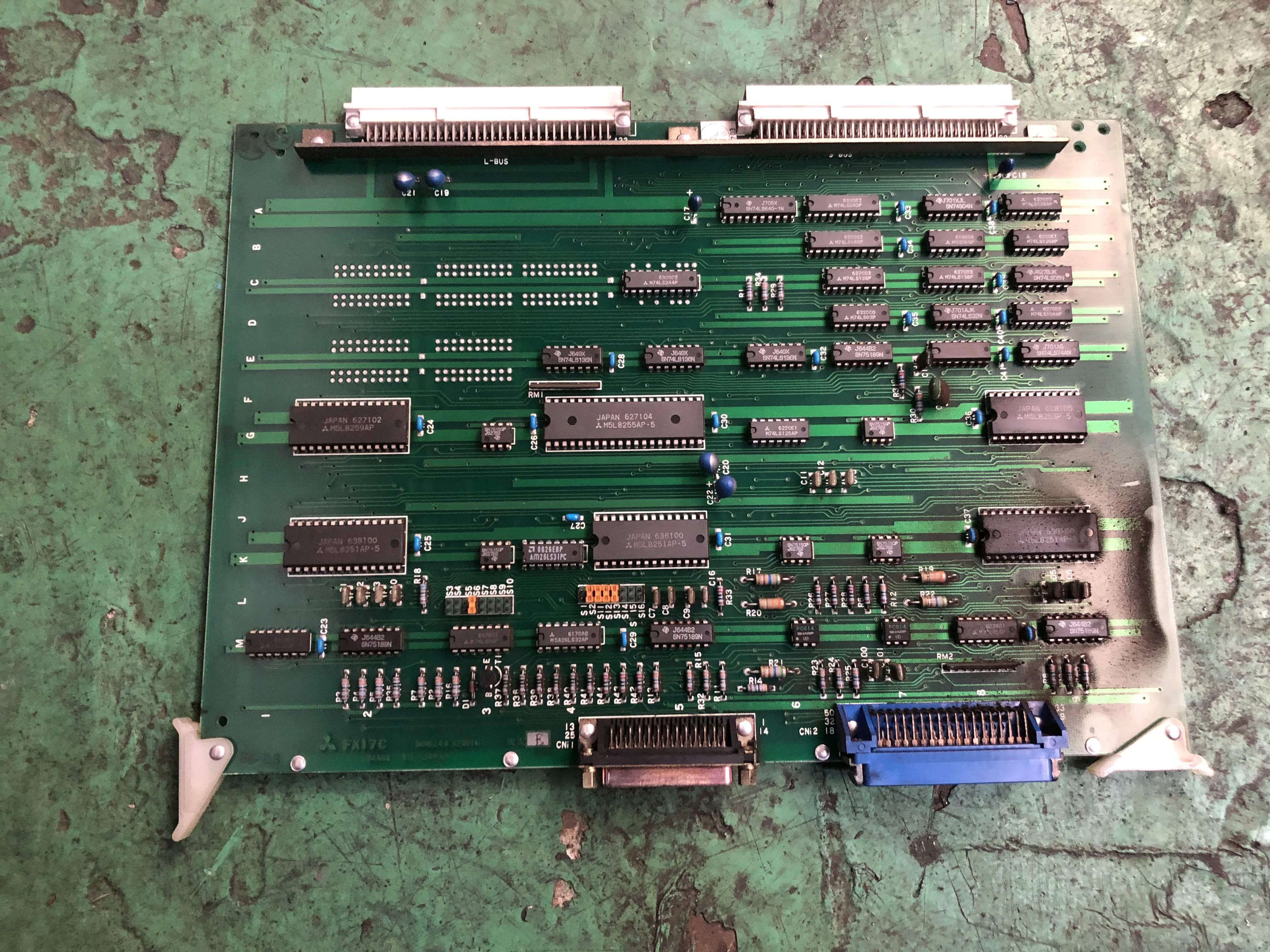 三菱マテリアル 基板Circuit Board FX17C(BN624A328H01) / MITSUBISHI MATERIALS Control PCB FX17C(BN624A328H01) TJ210928