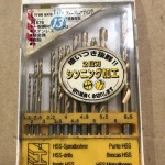 ミツトヨ/三豊製作所 TiNコーティングドリルセット 1セット11本 / MITUTOYO TiN Coated Drill Bit Set 1セット11本 TJ220221