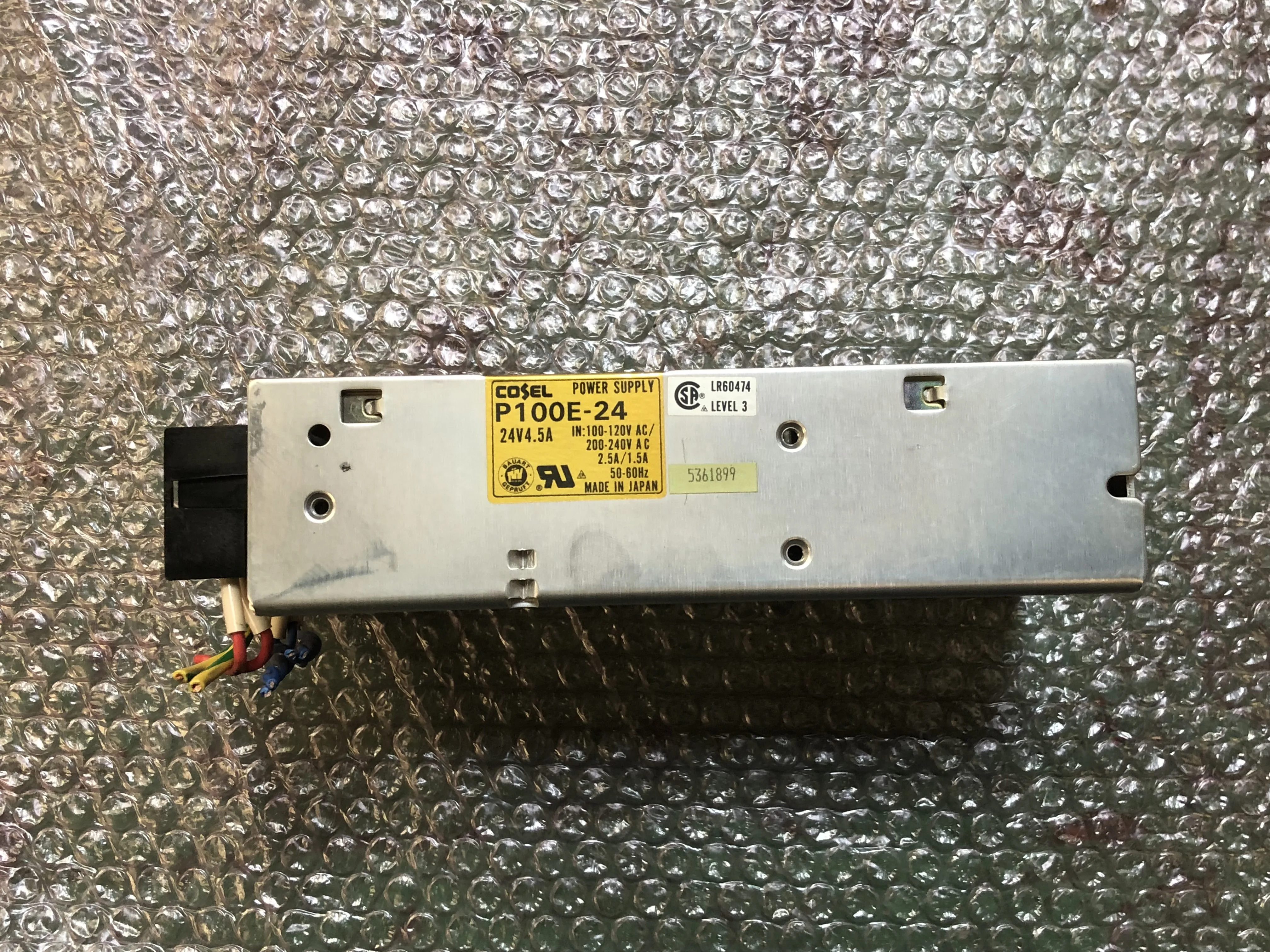 コーセル/エルコー スイッチング電源 P100E-24 / COSEL Switching Power Supply P100E-24 TJ220430