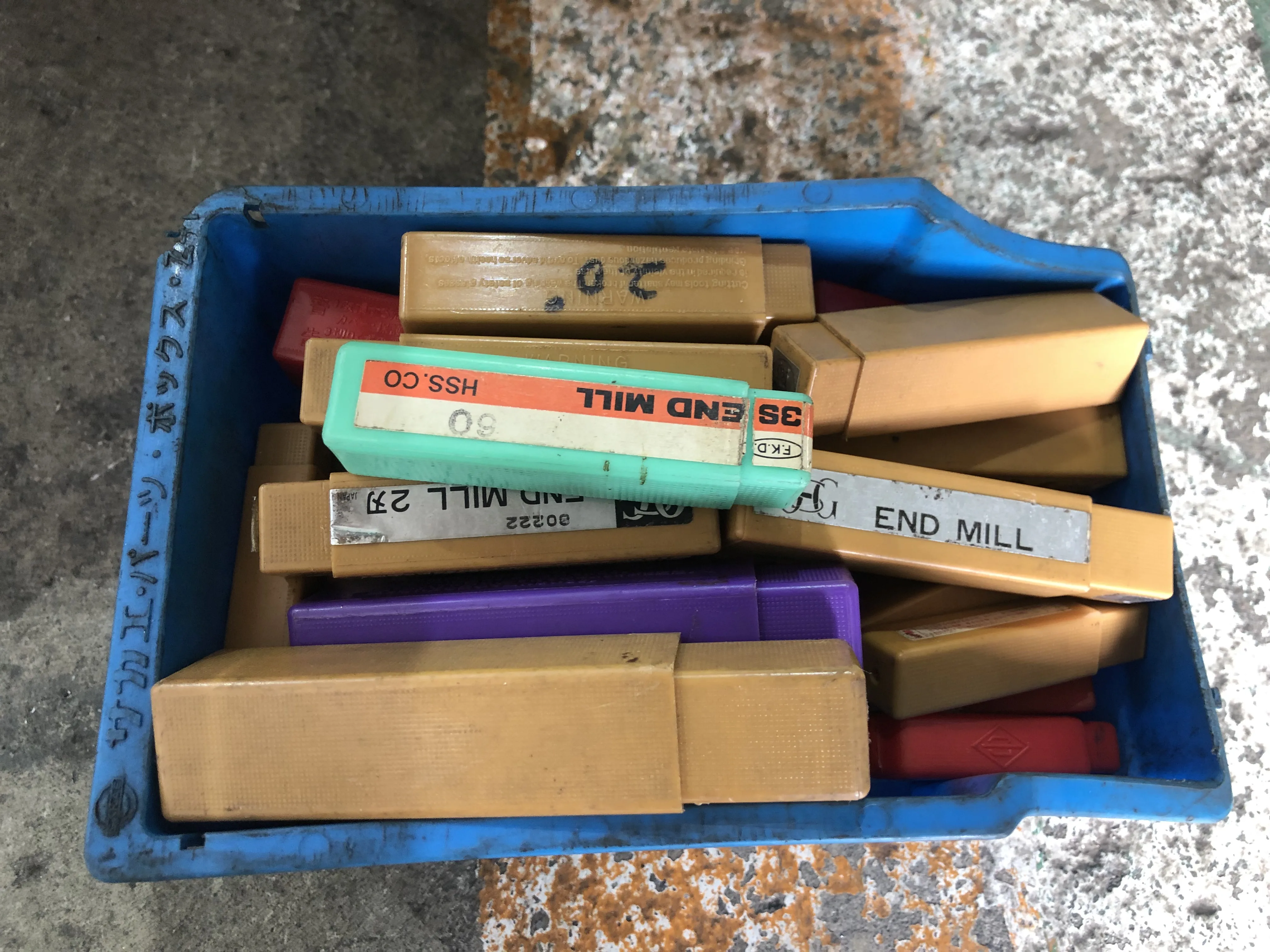 メーカー混在 エンドミル 1山 / MIX End Mill 1Lot TJ220466