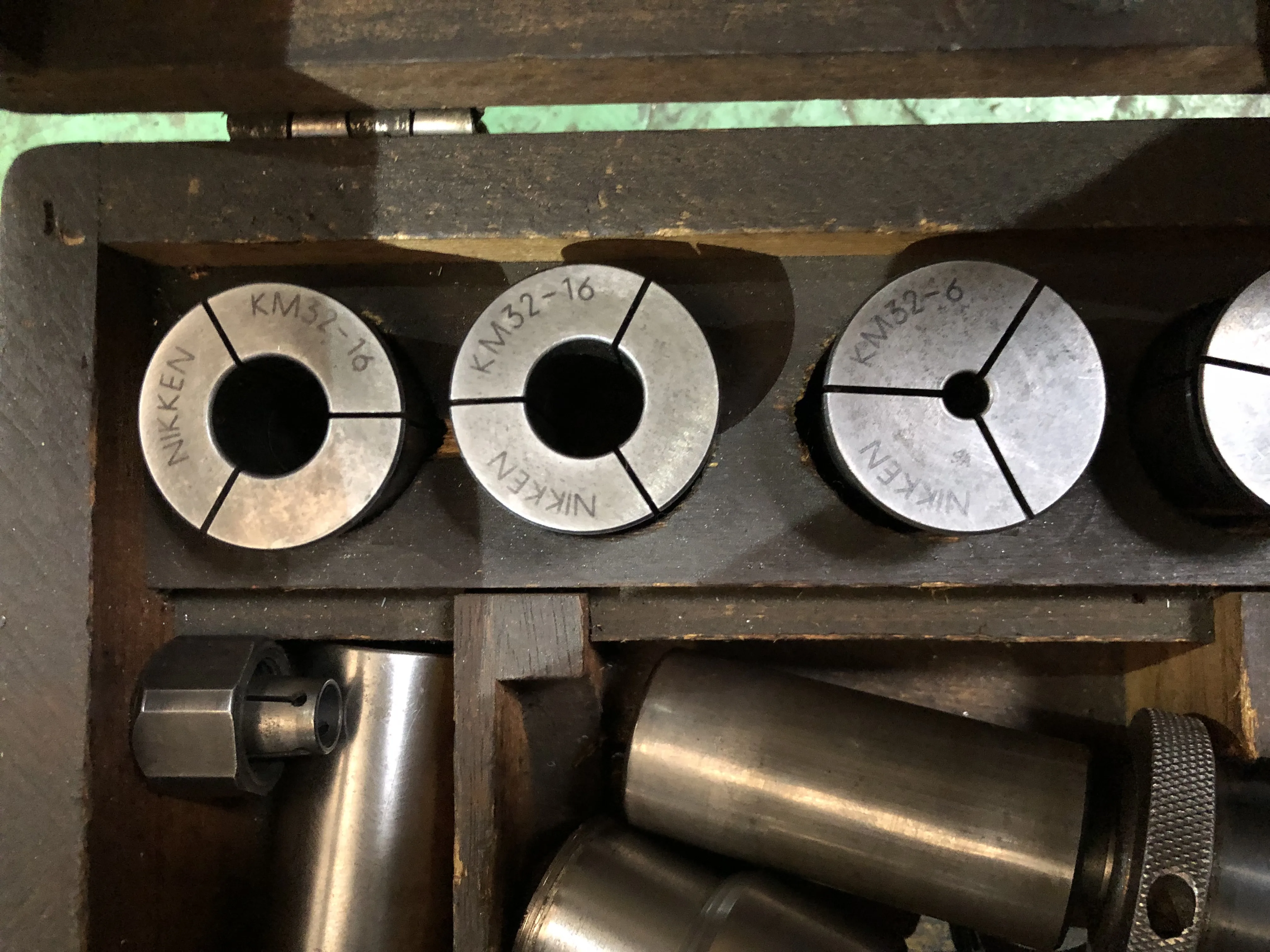 日研工作所 ストレートコレットセット 大量 / NIKKEN KOSAKUSHO WORKS Straight Collet Set 大量 TJ220496
