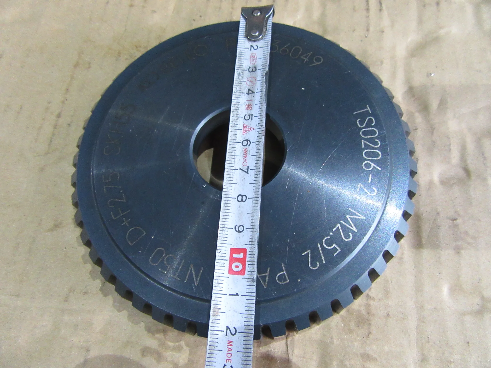 KOBELCO/神戸製鋼所 カッタ TS0206-2 (SKH55) / KOBELCO/KOBE STEEL Gear Hob Cutter (SKH55) TS0206-2 (SKH55) TJ220504