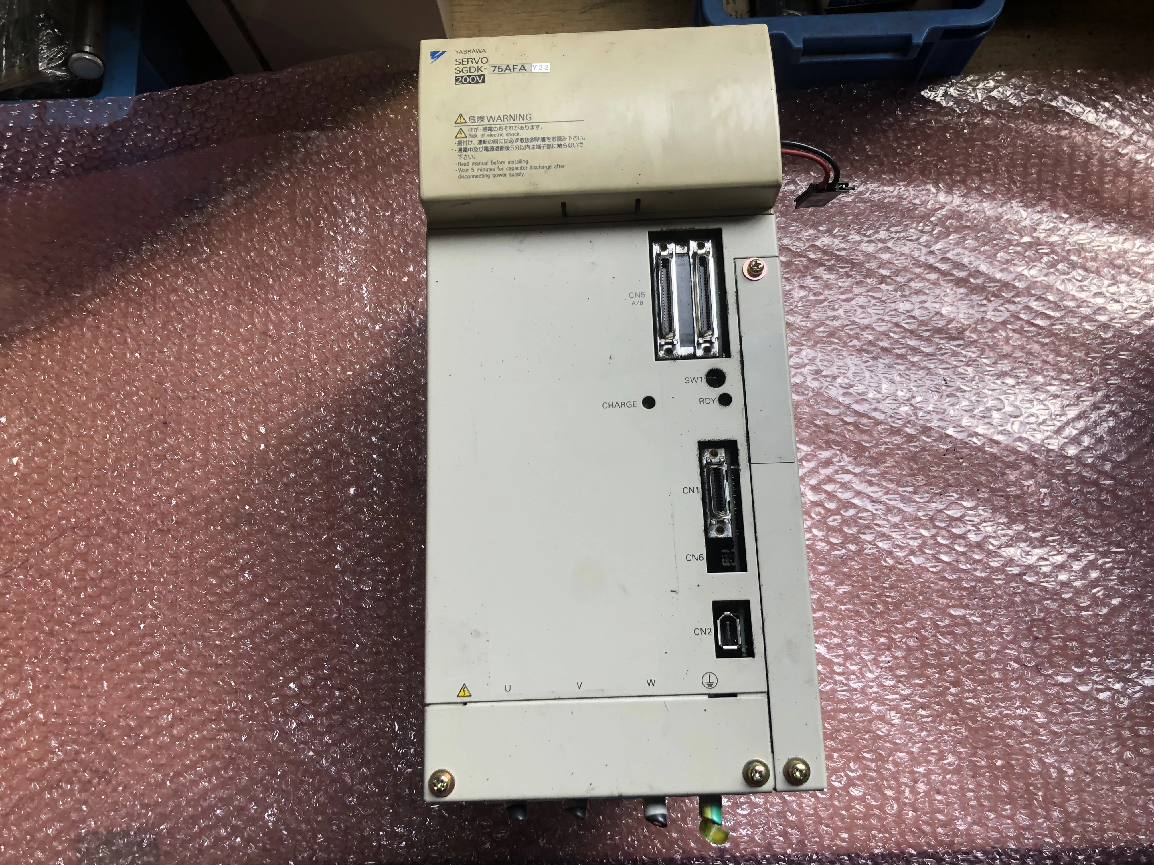 安川電機 ACサーボモーター SERVO-SGDK-75FA-Y22 / YASKAWA ELECTRIC AC Servo Motor SERVO-SGDK-75FA-Y22 TJ220519