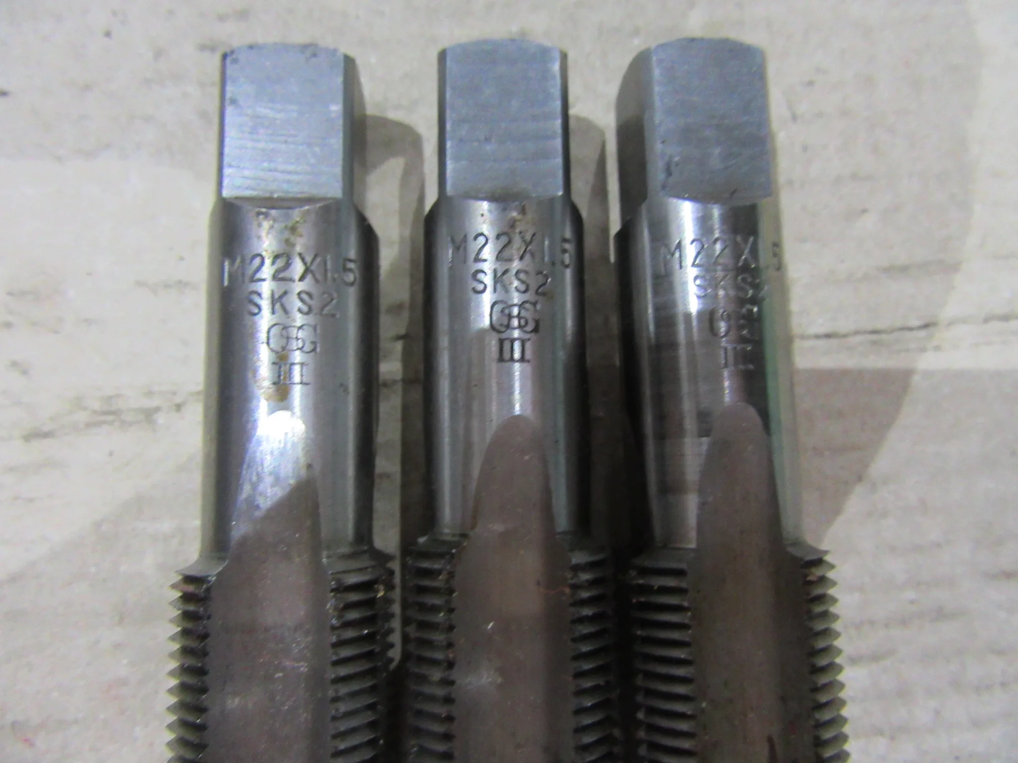 OSG/オーエスジー タップ M22X1.5 / OSG Hand Tap M22X1.5 TJ220603
