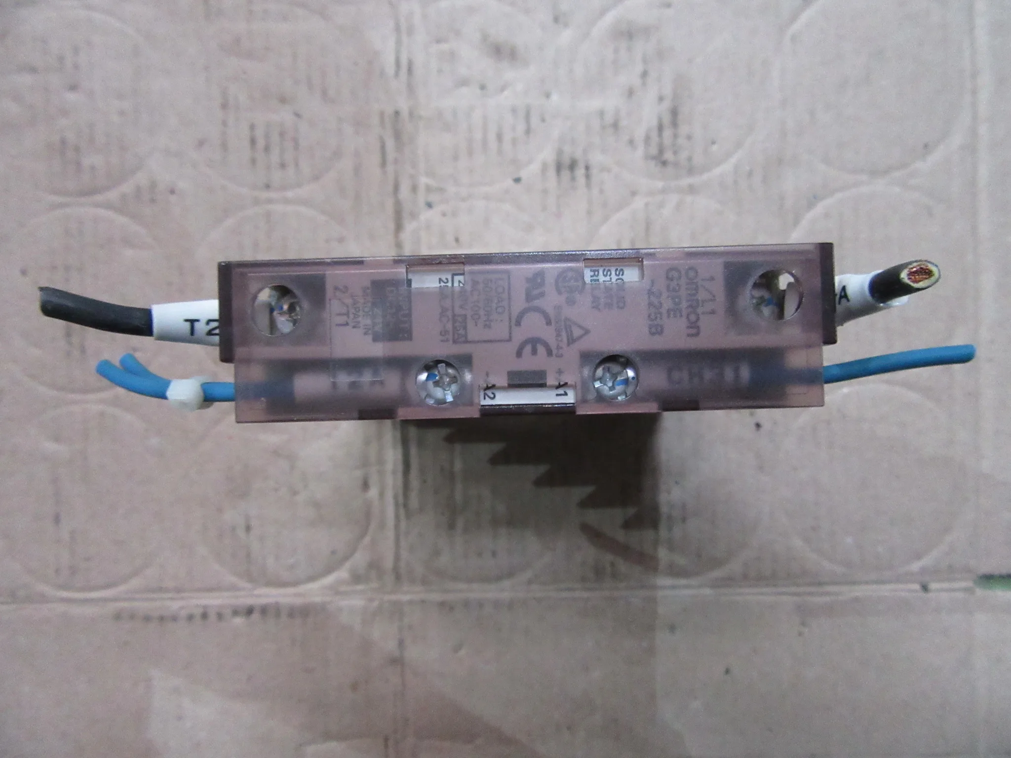 オムロン ヒータ用ソリッドステート G3PE-225B 25A:AC-51 / OMRON Solid State Relay for Heaters SSR G3PE-225B 25A:AC-51 TJ220696