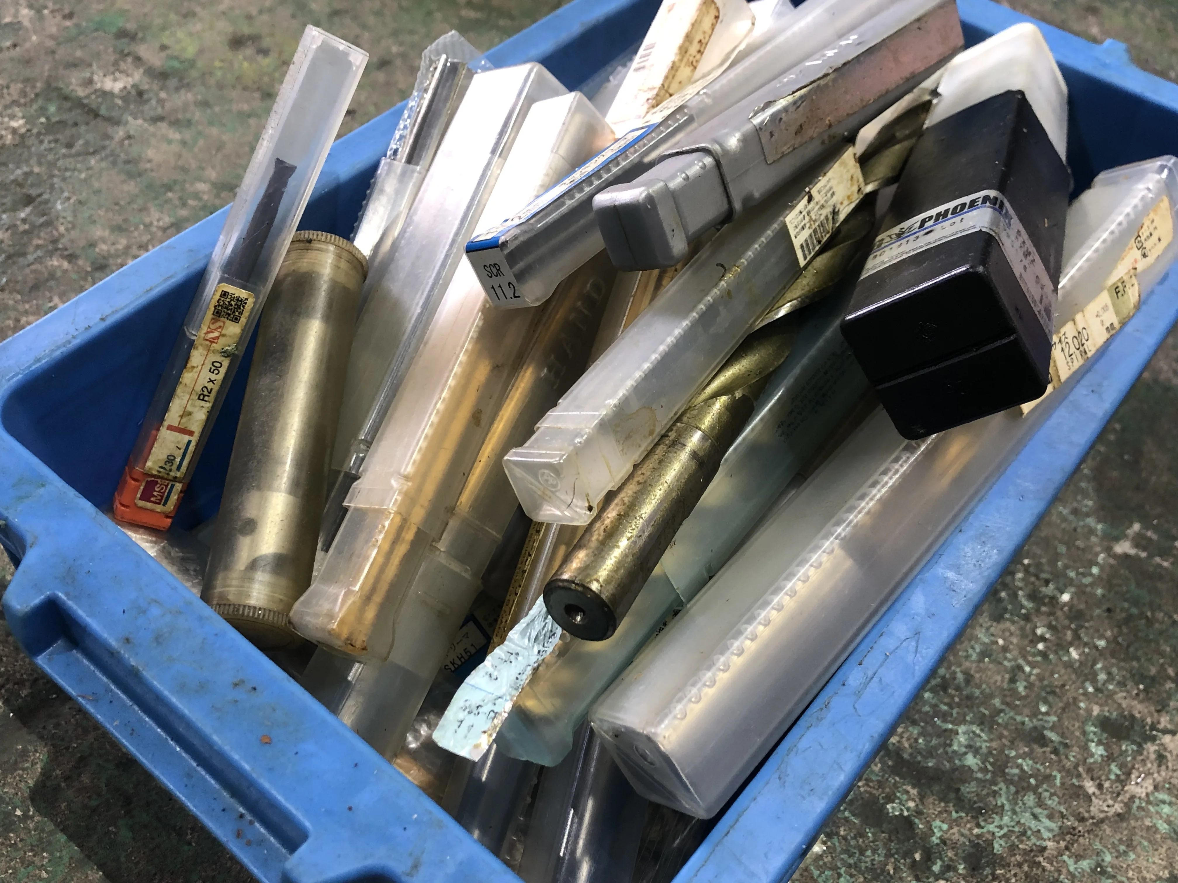 メーカー混在 エンドミル1山 様々 / MIX End Mill 1Lot 様々 TJ220812