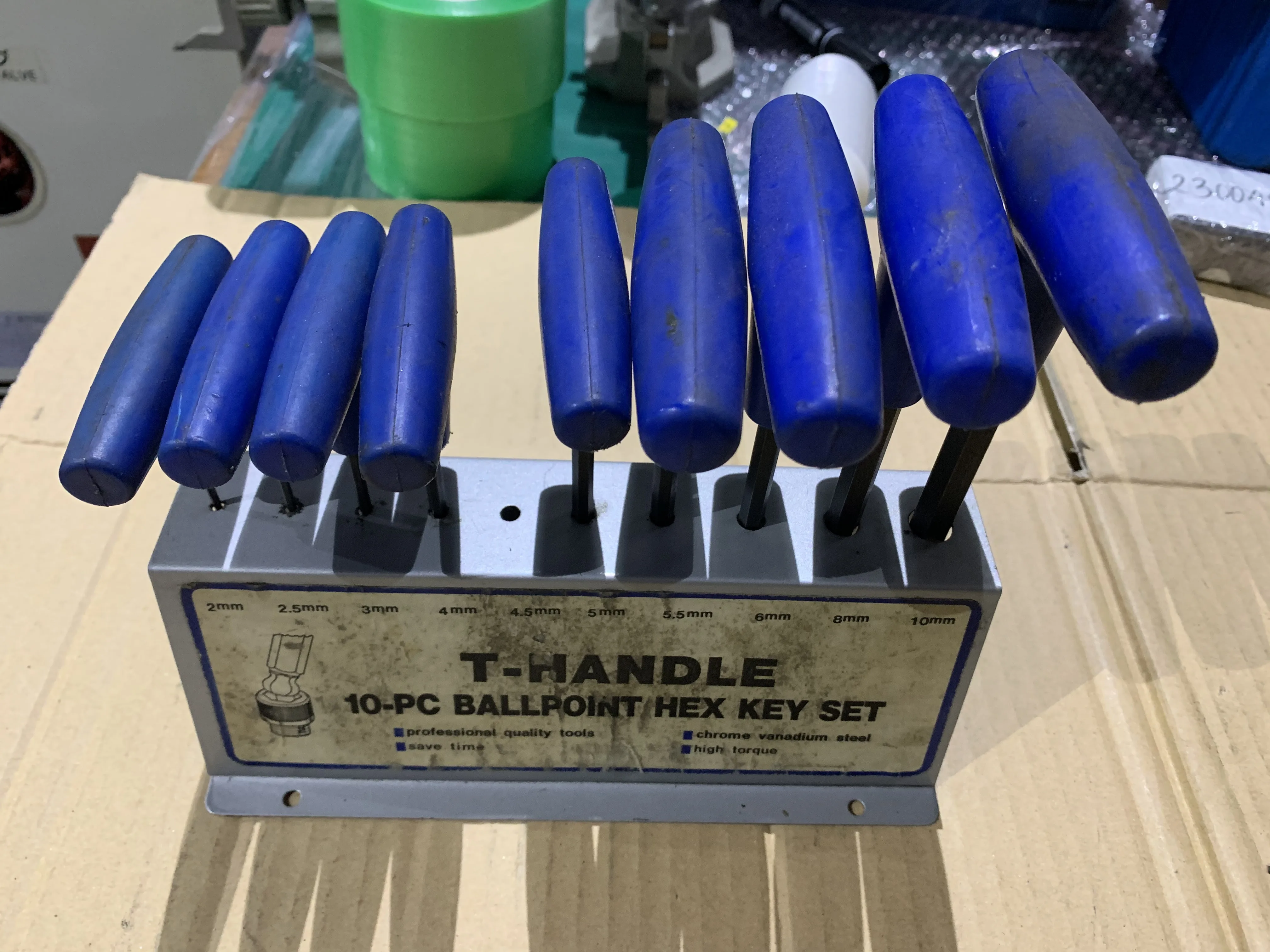 Tーハンドルセット 2mm-10mm （1個足りない） / T-HANDLE HEX KEY SET 2mm-10mm （1個足りない） TJ230076