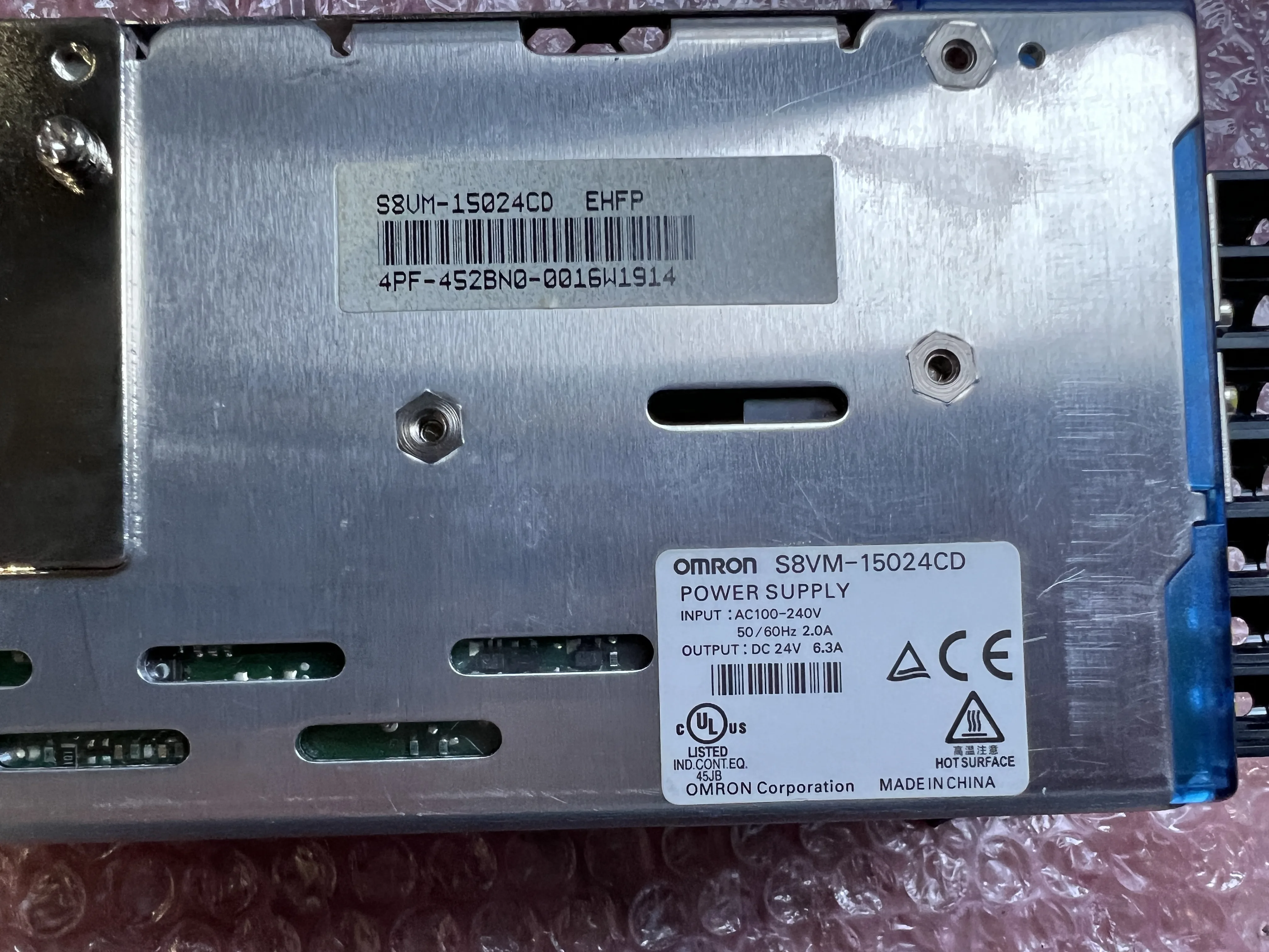 オムロン スイッチングパワーサプライ S8VM-15024CD / OMRON Switching Power Supply S8VM-15024CD TJ230245