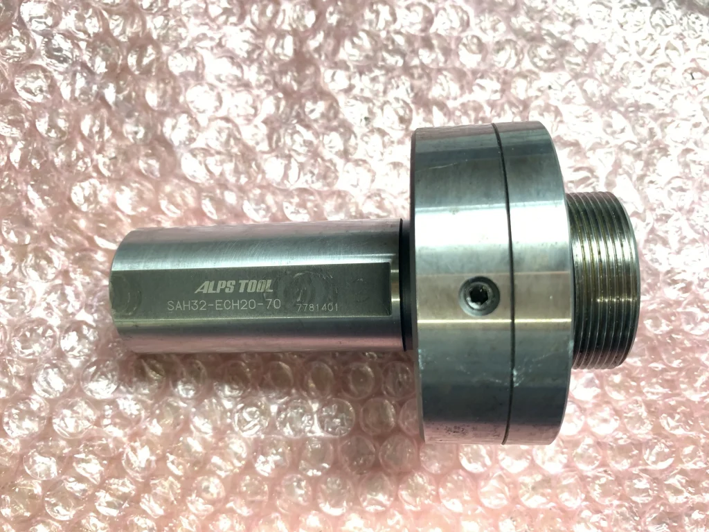 アルプスツール 芯調整型コレットホルダ SAH32-ECH20-70 / ALPSTOOL Center-Position-Adjustable Collet Holder SAH32-ECH20-70 TJ230300