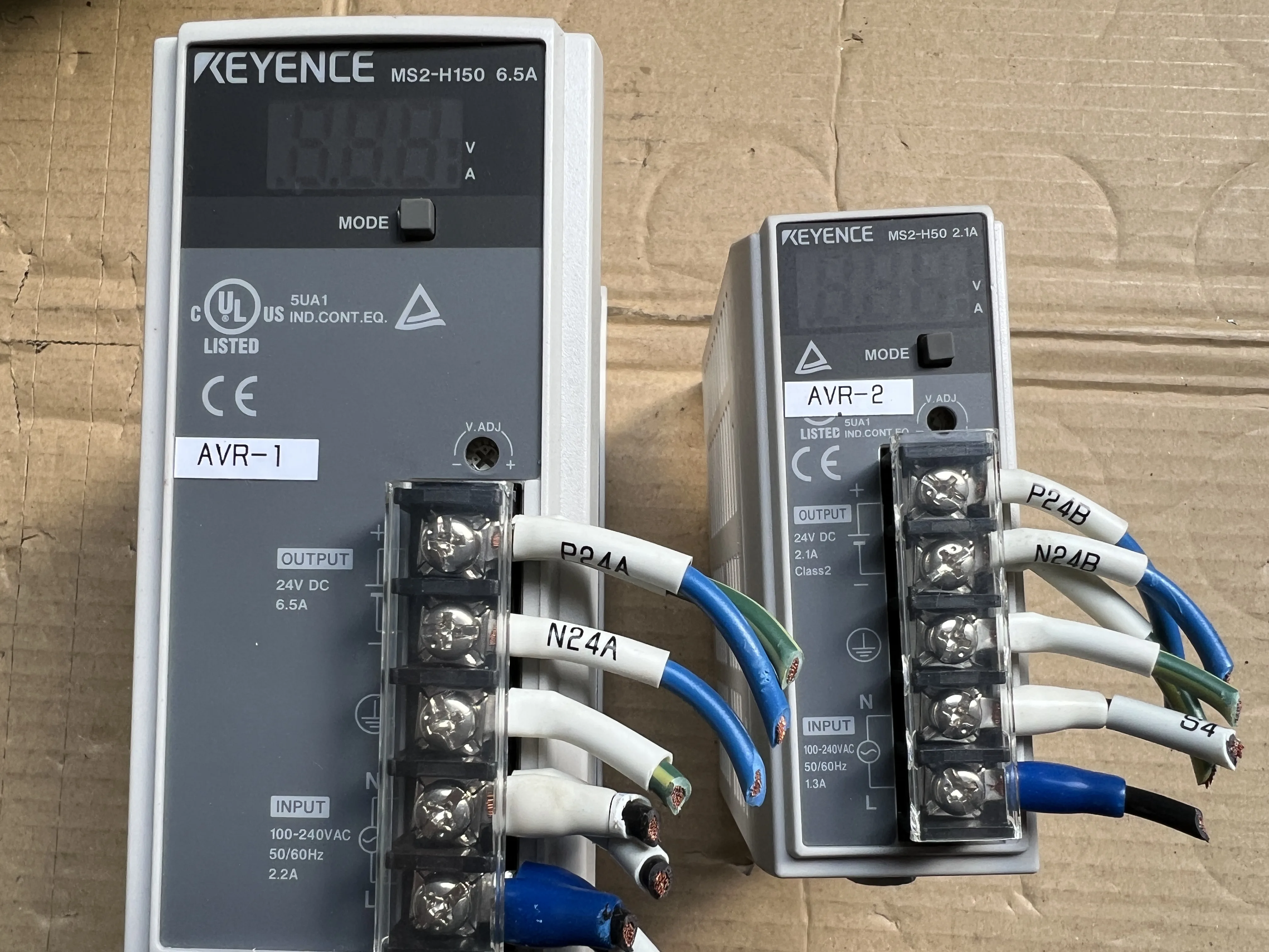 キーエンス スイッチング電源2個 MS2-H150,MS2-H50 / KEYENCE Switching Power Supply 2pcs MS2-H150,MS2-H50 TJ230314