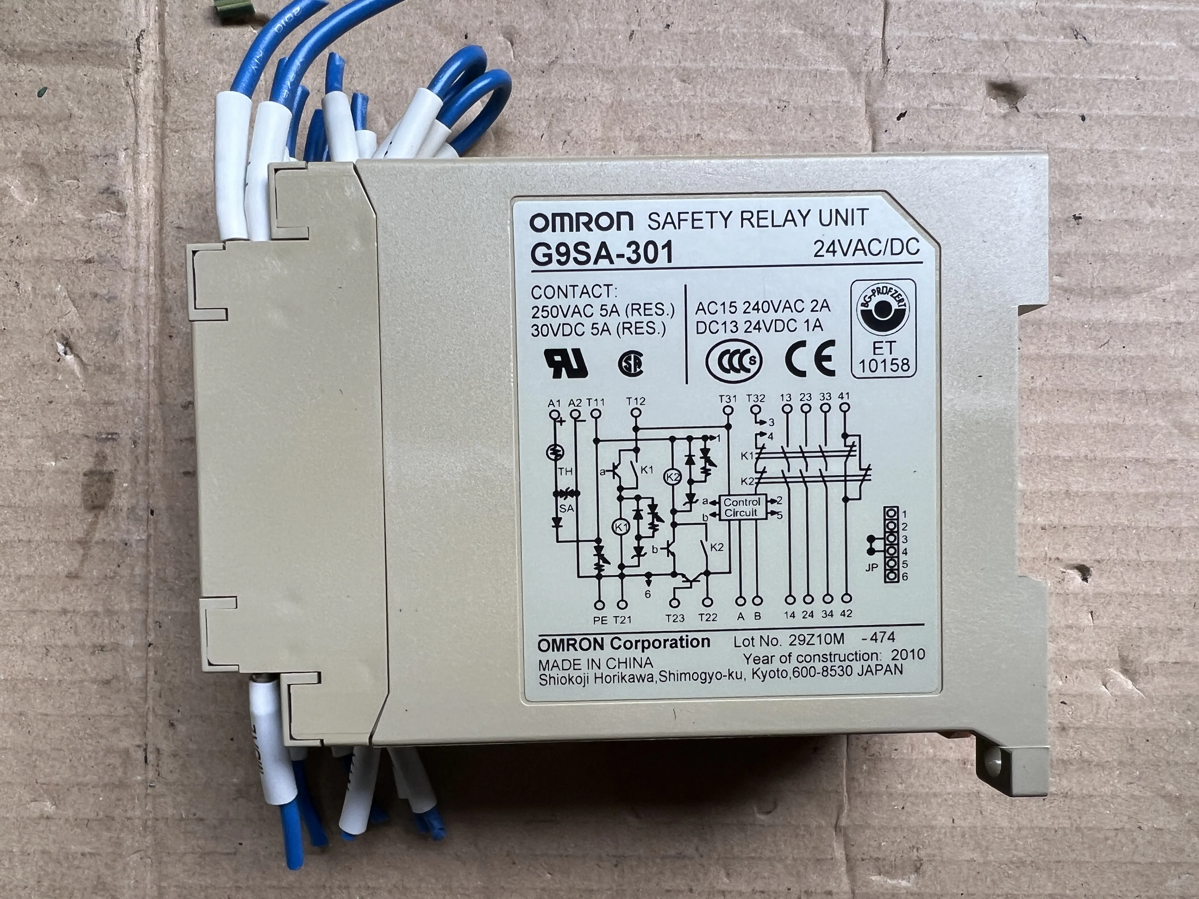オムロン セーフティ・リレーユニット G9SA-301 / OMRON Safety Relay Unit G9SA-301 TJ230321