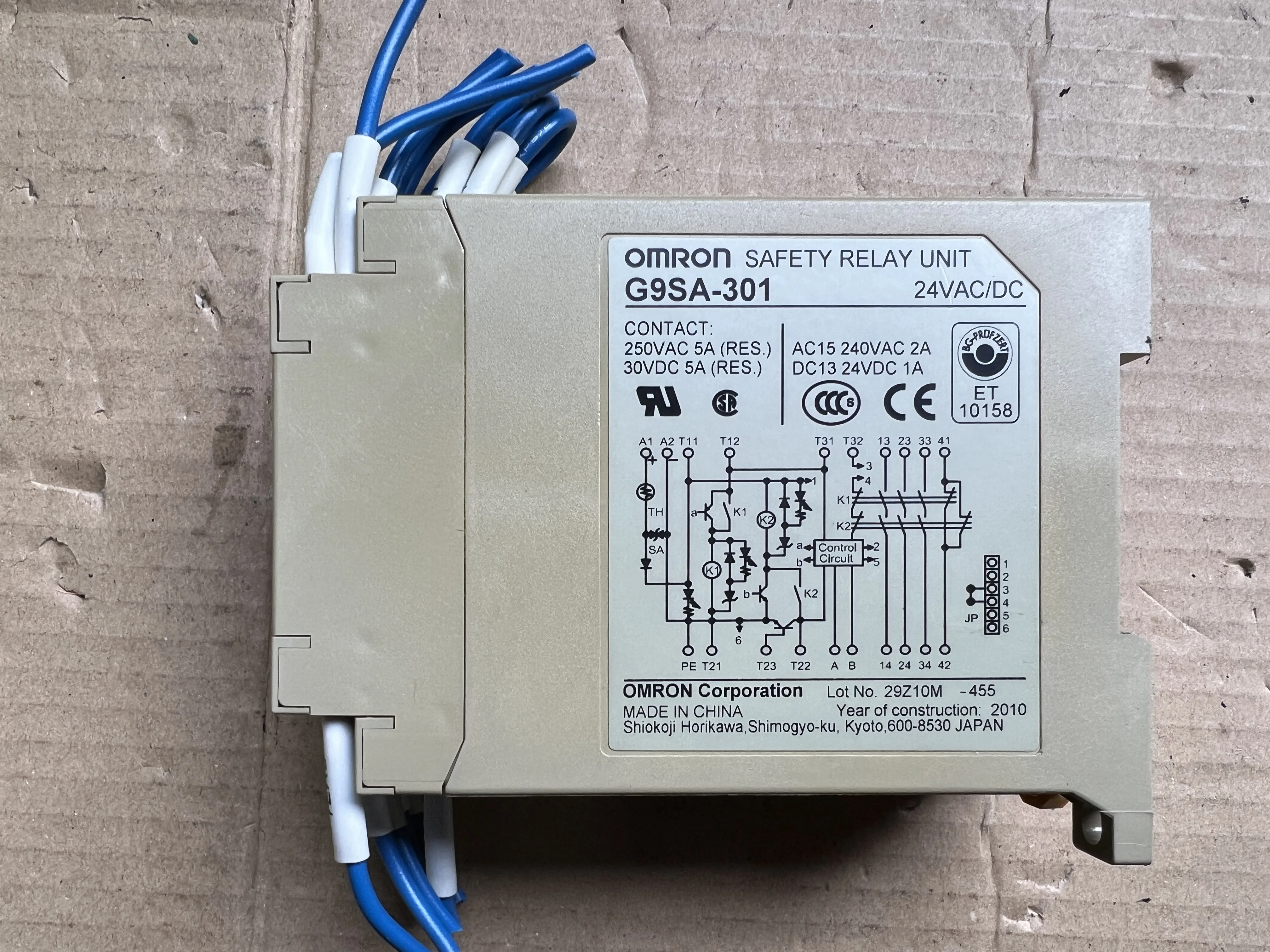 オムロン セーフティ・リレーユニット G9SA-301 / OMRON Safety Relay Unit G9SA-301 TJ230323