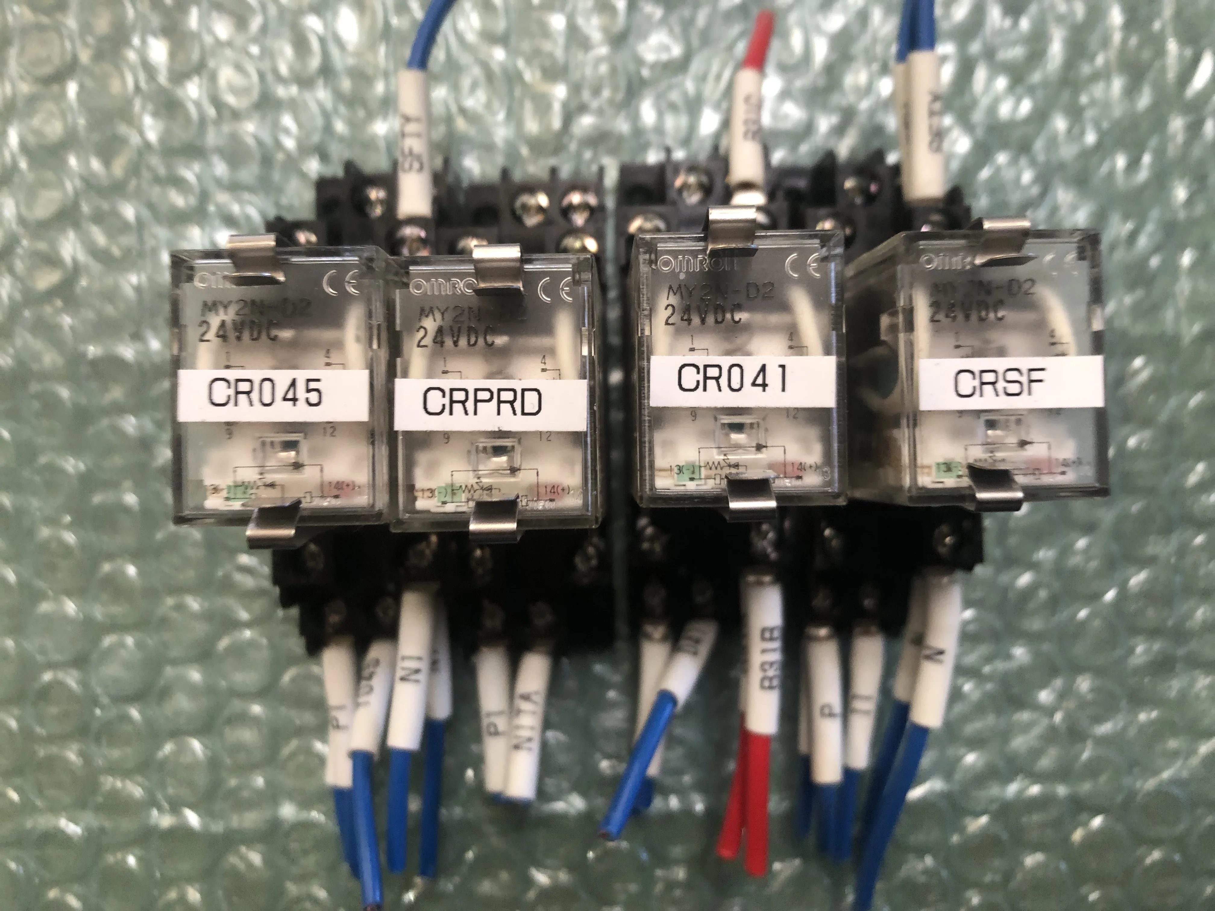 オムロン ミニパワーリレー MY2N-D2（4個） / OMRON Mini Power Relay MY2N-D2（4個） TJ230373