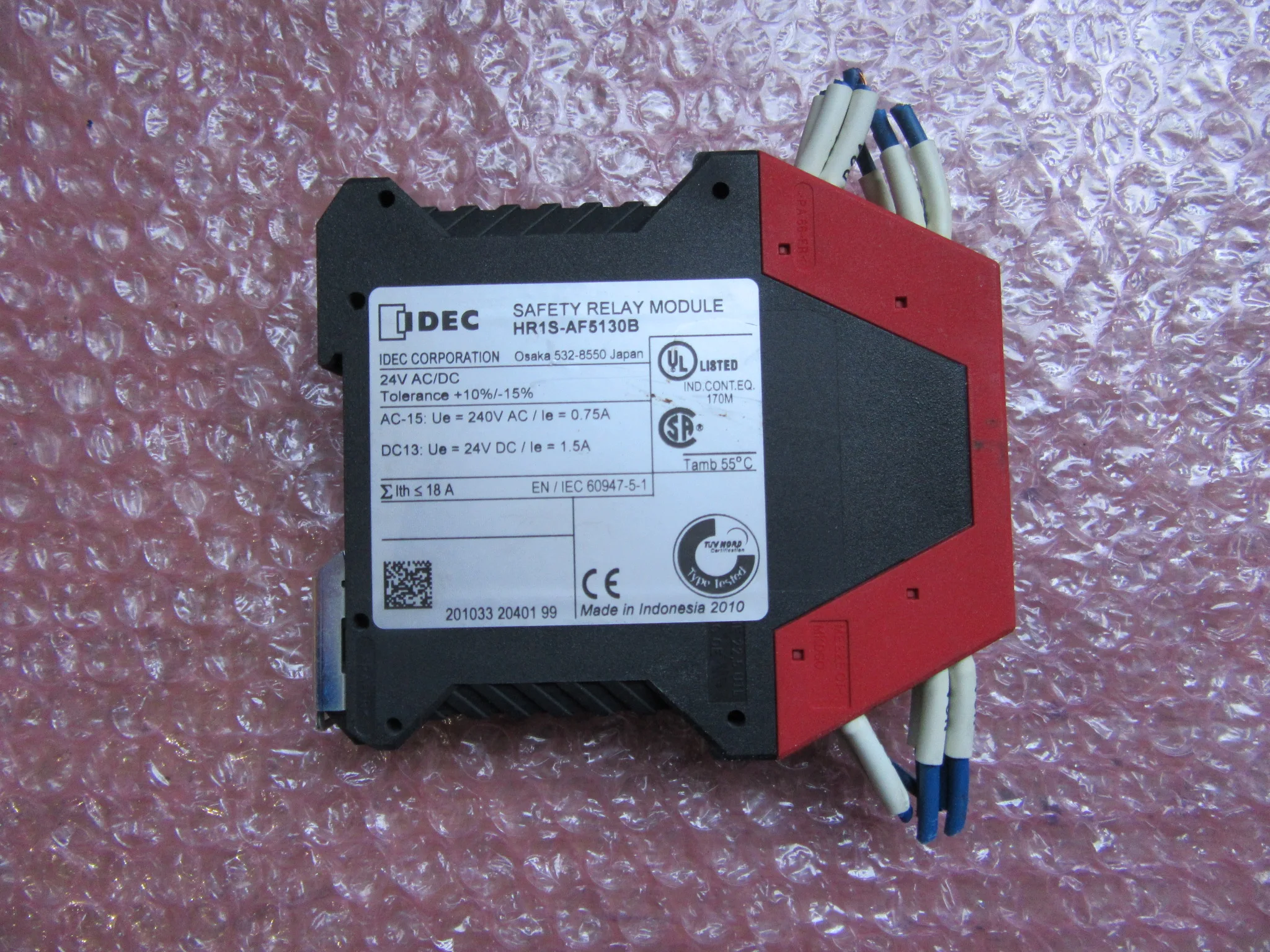 アイデック/和泉電気 安全リレーモジュール HR1S-AF5130B / IDEC Safety Relay Module HR1S-AF5130B TJ230414
