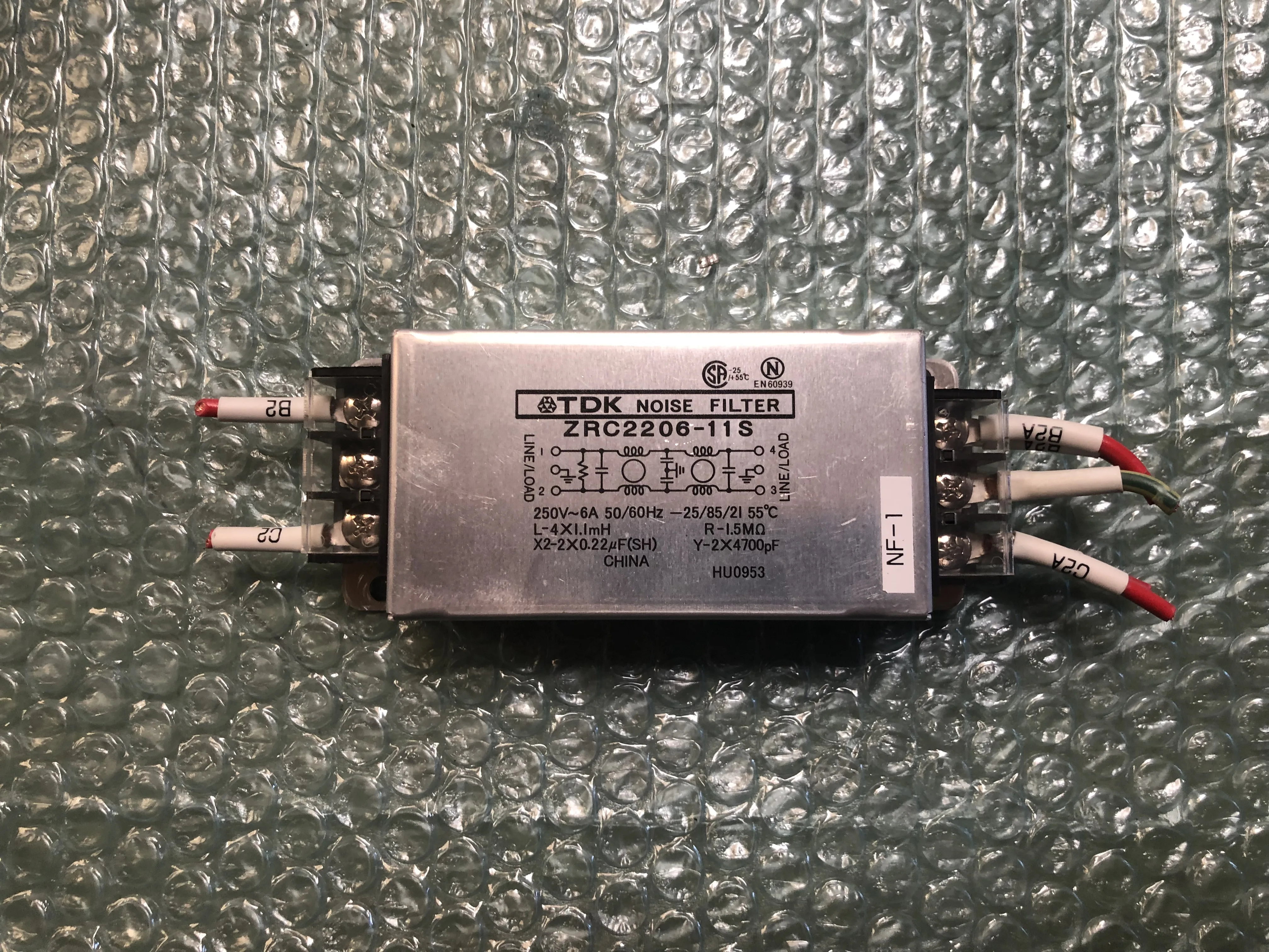 TDK ノイズフィルター ZRC2206-11S / TDK Noise Filter ZRC2206-11S TJ230431