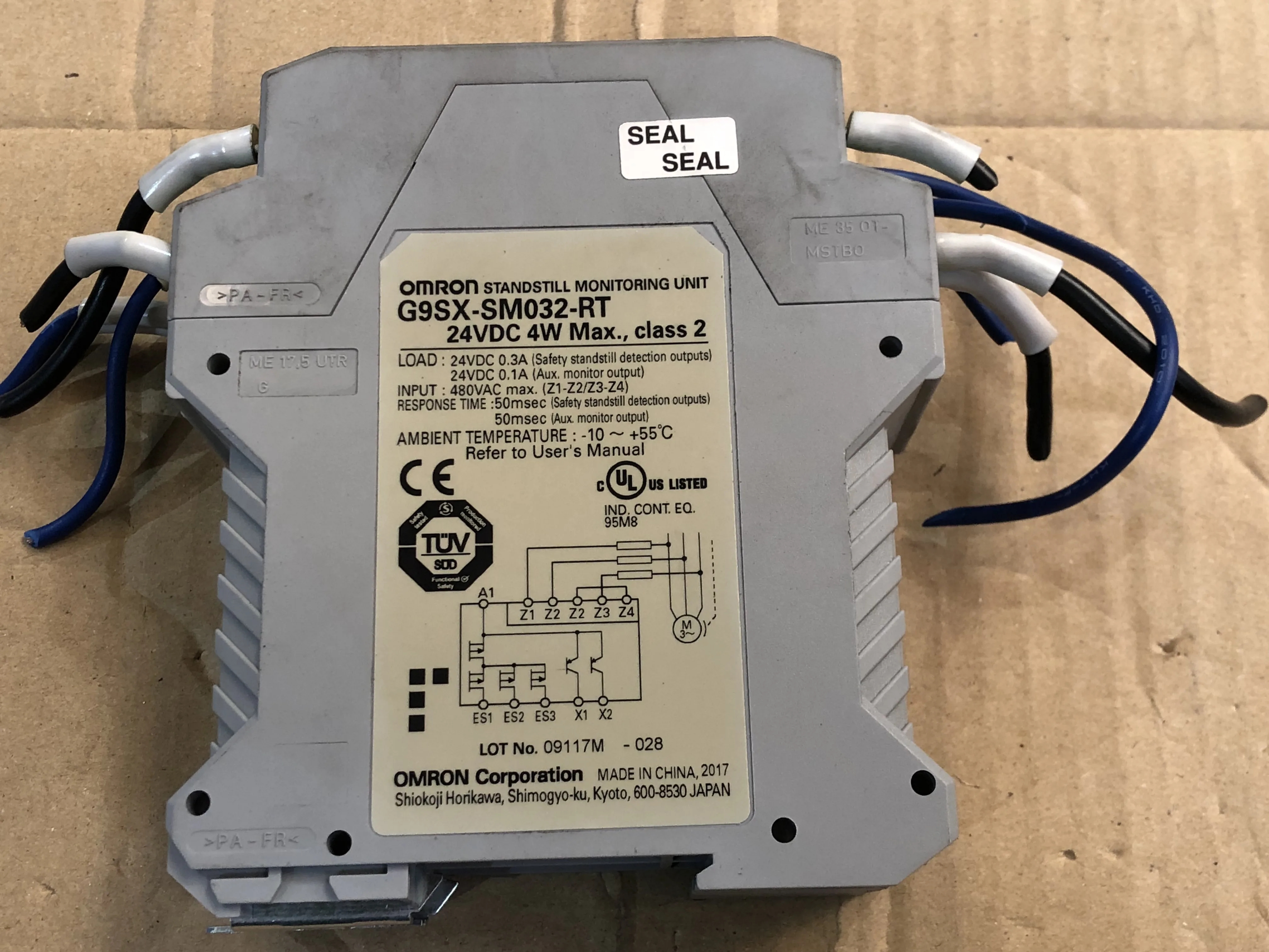 オムロン 停止検知ユニット G9SX-SM032-RT / OMRON Standstill Monitoring Unit G9SX-SM032-RT TJ230477